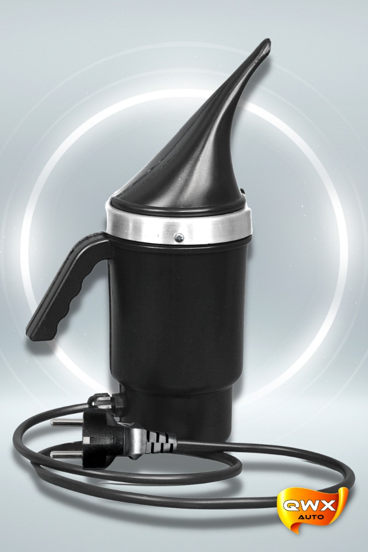 QWXAUTO Buharlı Far Temizleme Far Parlatma Kloroform Isıtıcı Makinesi Seti Siyah