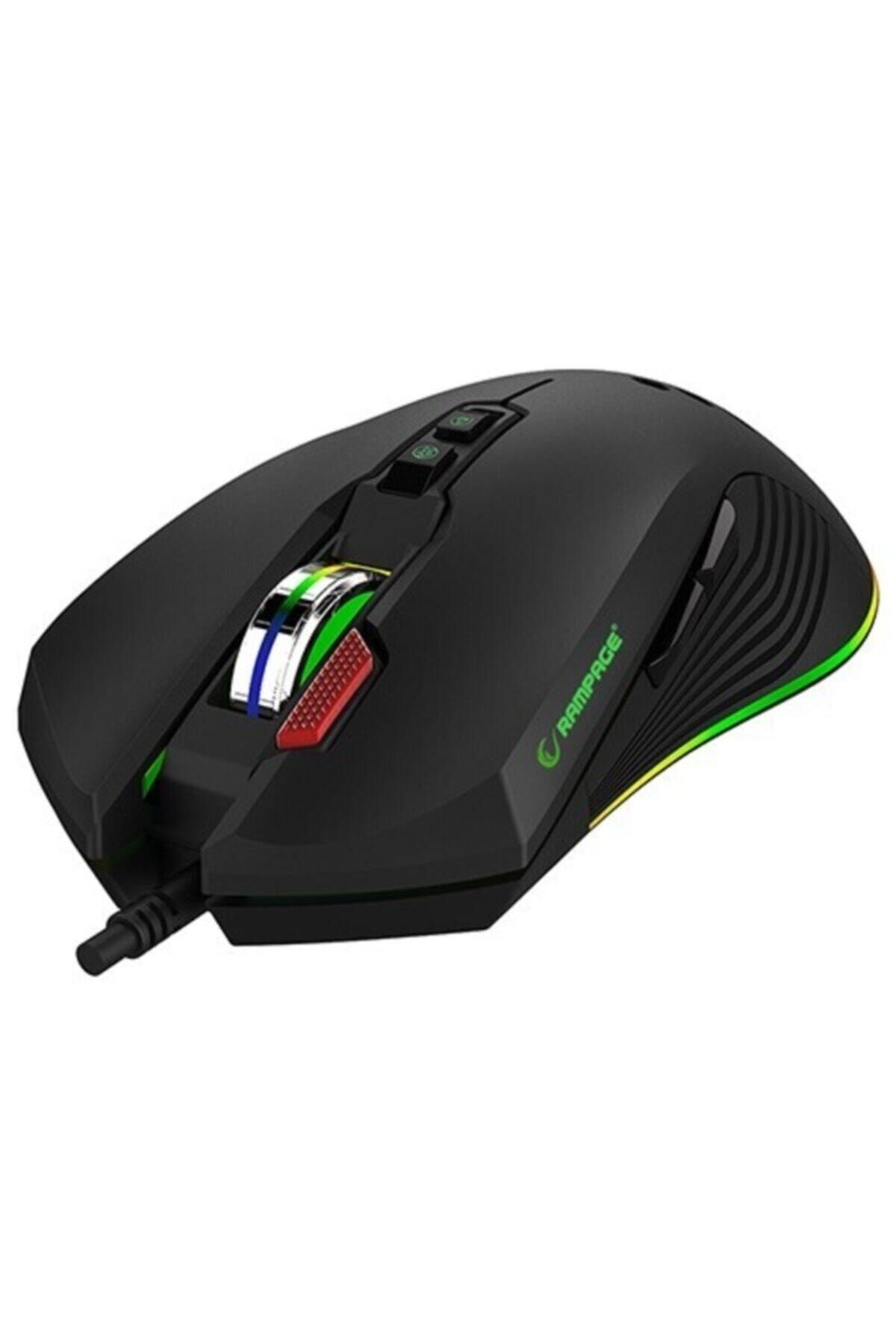 ZemTech Rampage Smx-r75 Uyumlu Striker Usb 8 Tuşlu Gaming Mouse