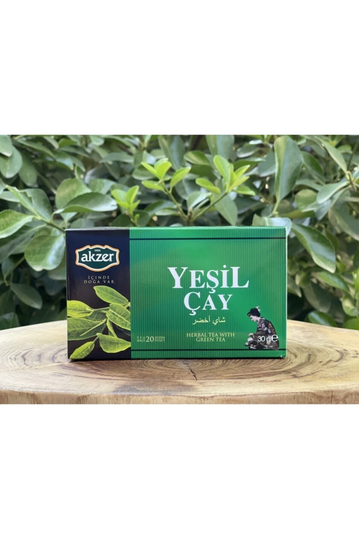 Akzer Yeşil Çay Bitki Çayı- Yeşil Çay- Premium Yeşil Çay- Zayıflamaya Yardımcı Yeşil Çay