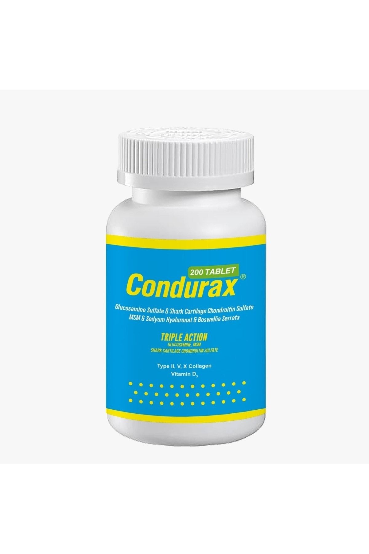 Chondurax Condurax Glucosamine Shark Cartilage Chondroitin Msm 200 Tablet
