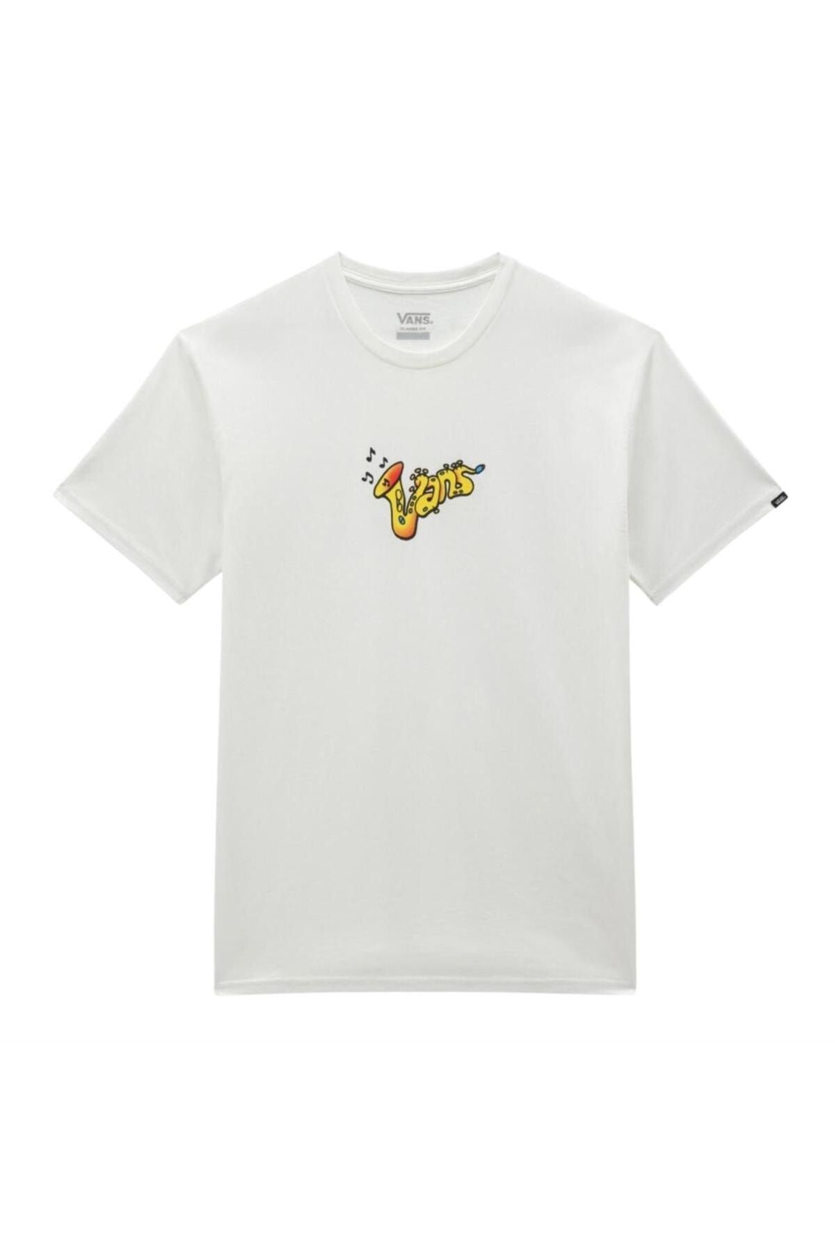 Vans Jazz Logo SS Krem T-Shirt