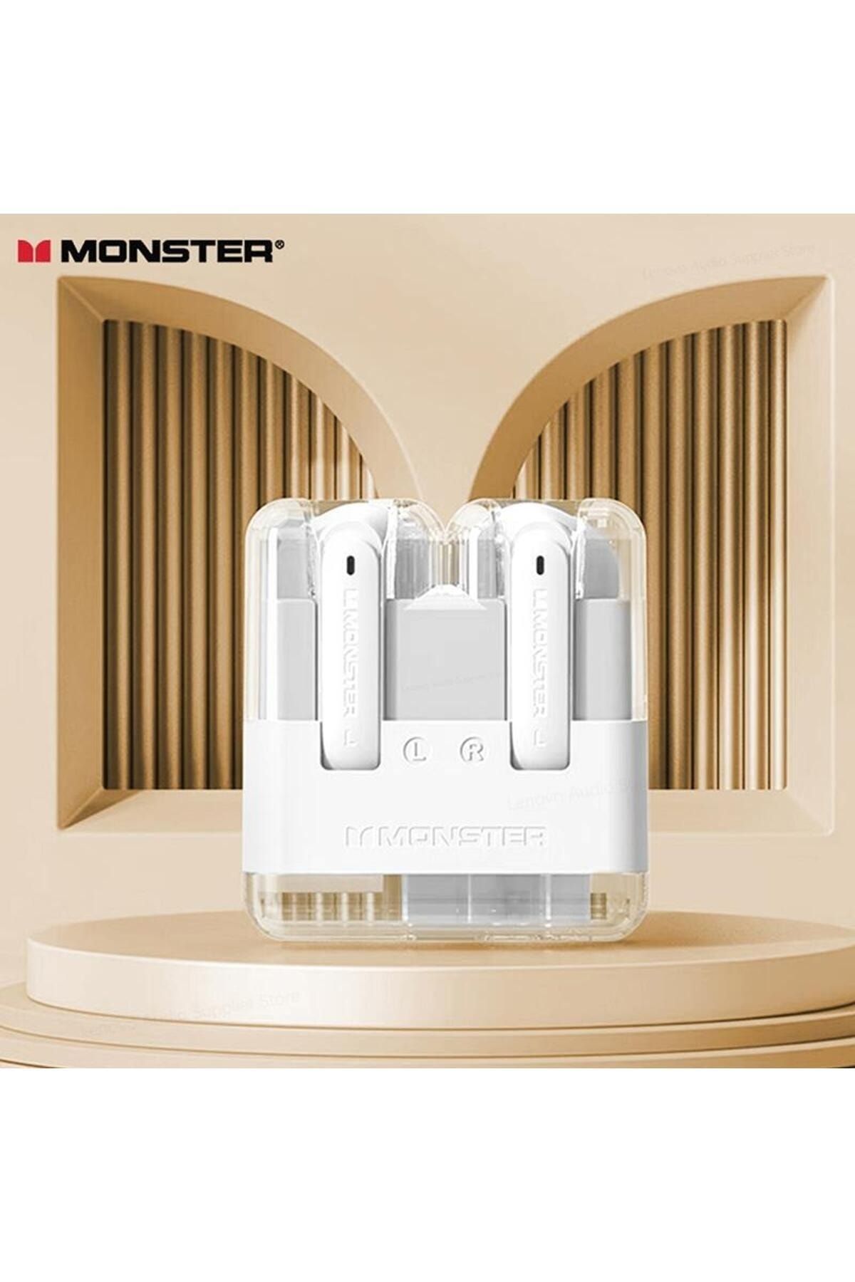 MONSTER Airmars XKT12 Gaming Bluetooth Kulaklık Beyaz