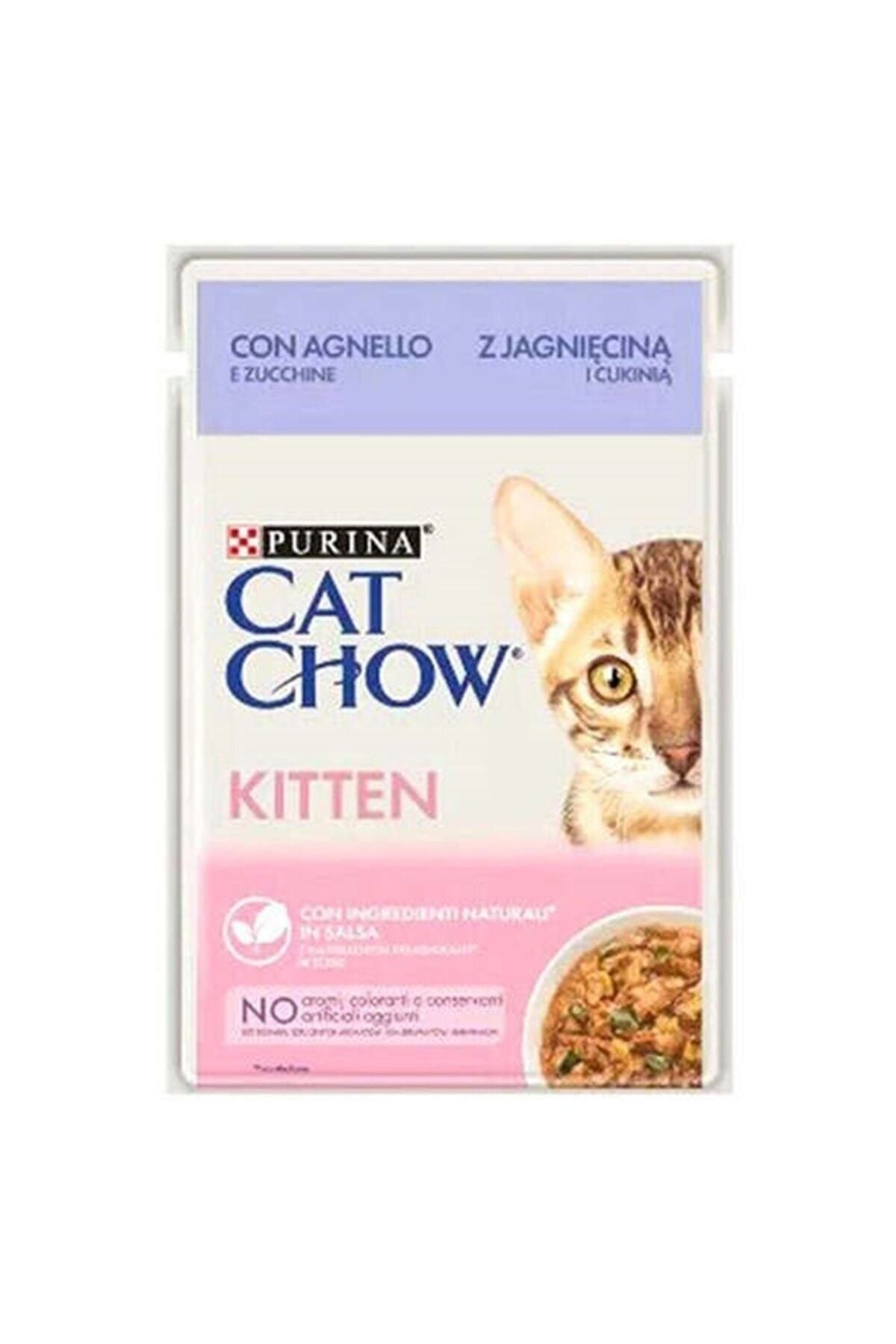 Cat Chow Kitten Kuzu Etli Pounch 26 Adet