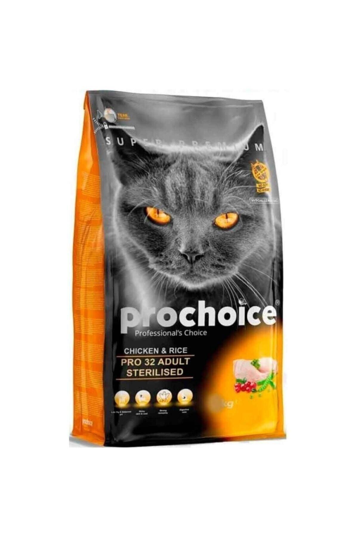 Pro Choice Prochoice Pro 32 Kısırlaştırılmış Kedi Maması 2 Kg Özel Paket