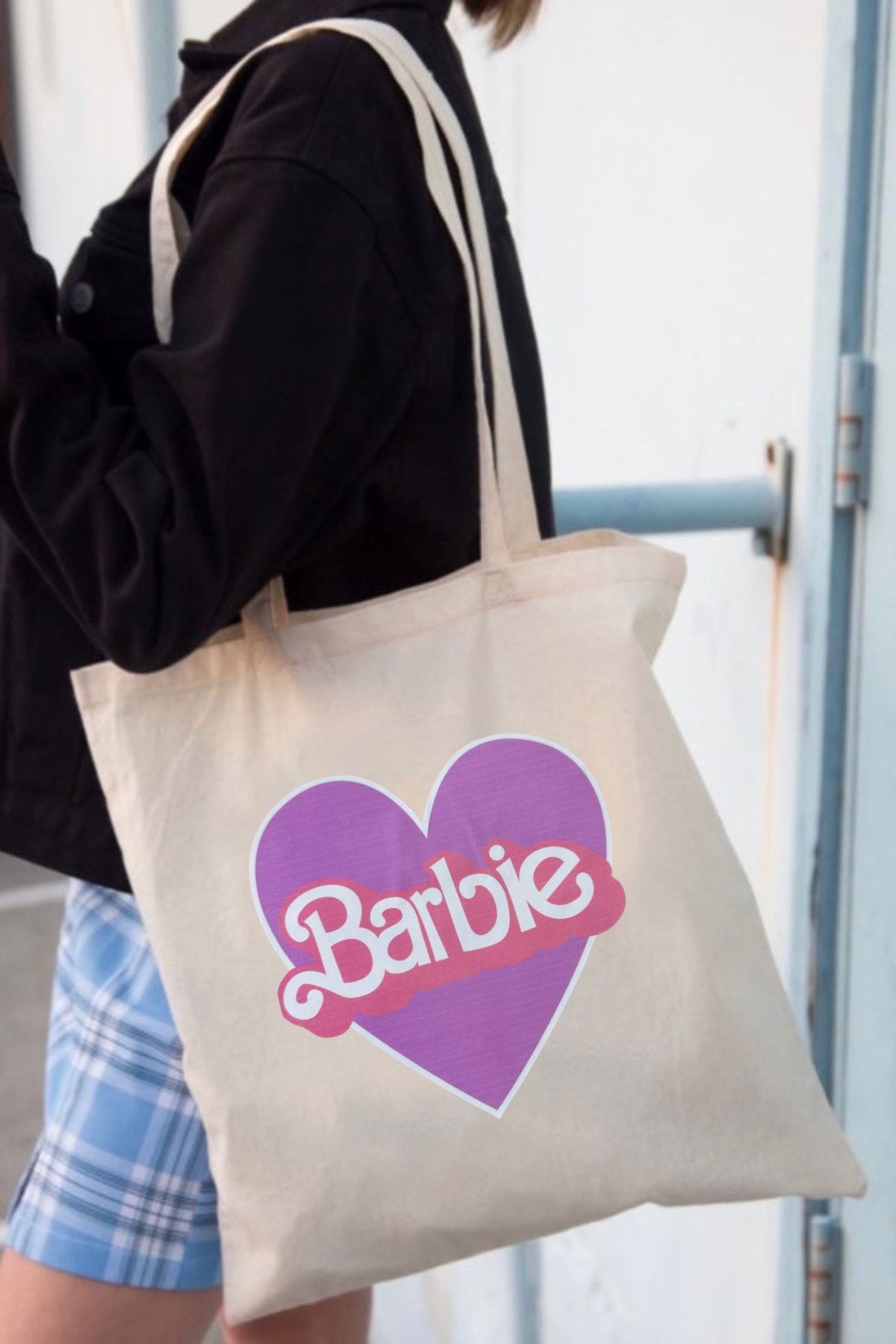 Ef Butik Bez Çanta Çeşitleri - Barbie Kalp