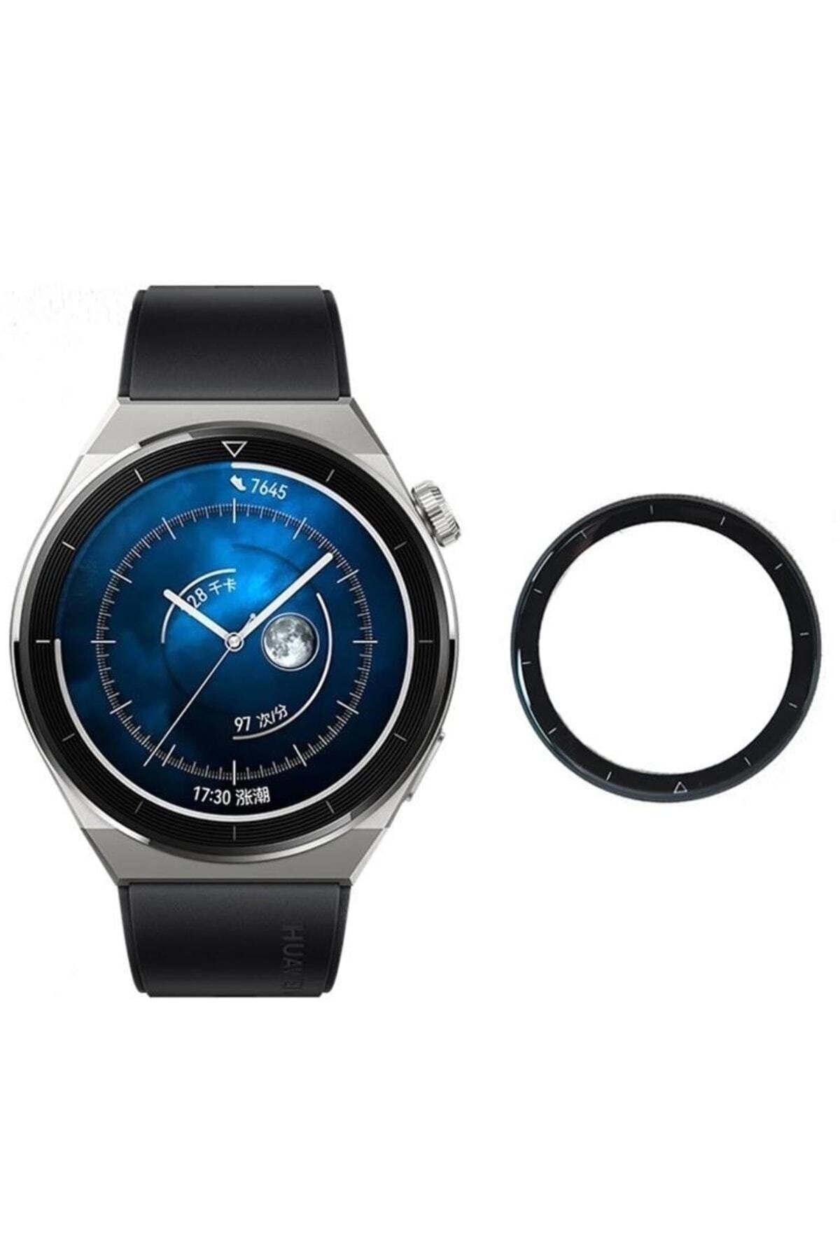 Huawei Watch Gt 3 Pro 46mm Uyumlu Pmma Pet Saat Ekran Koruyucu