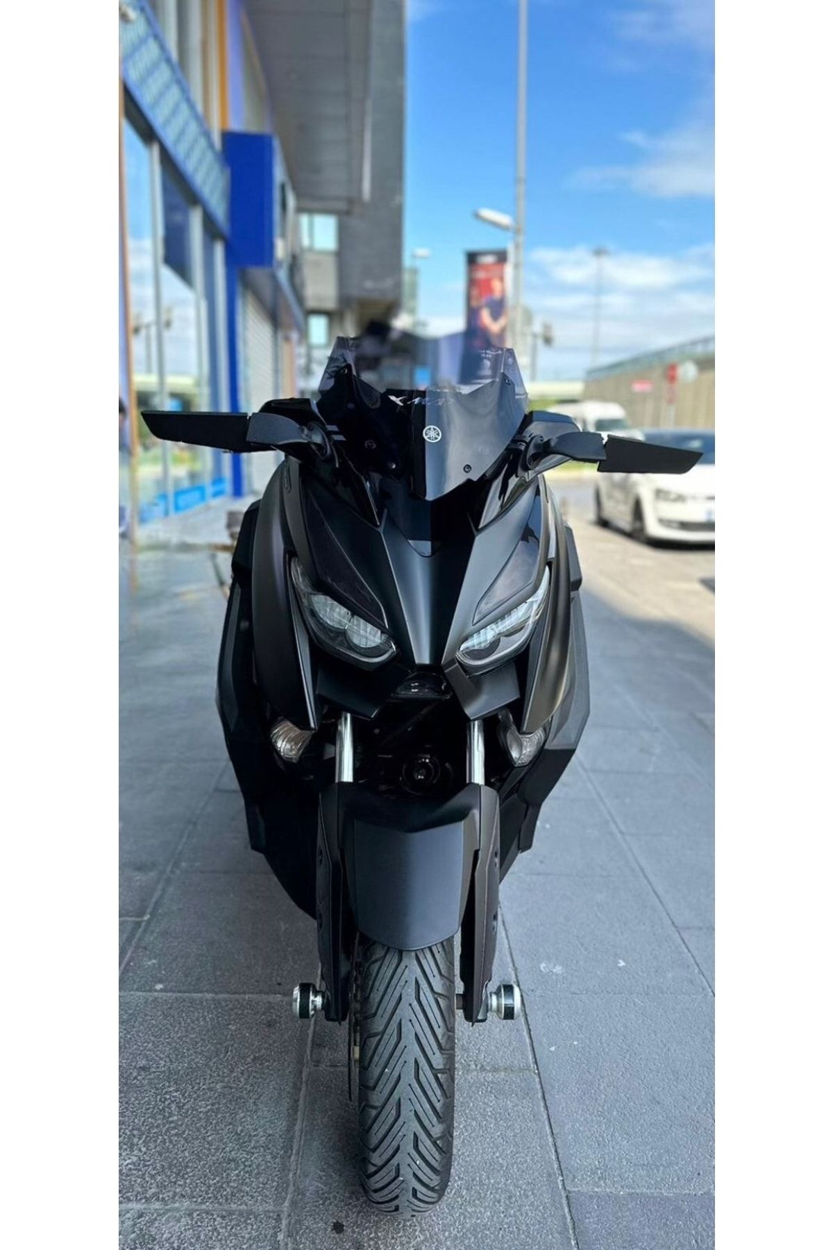 PARÇA DÜNYASI Yamaha xmax 2018-2023 navigasyon tutucu ve yarasa ayna takımı xmax 250-300-400