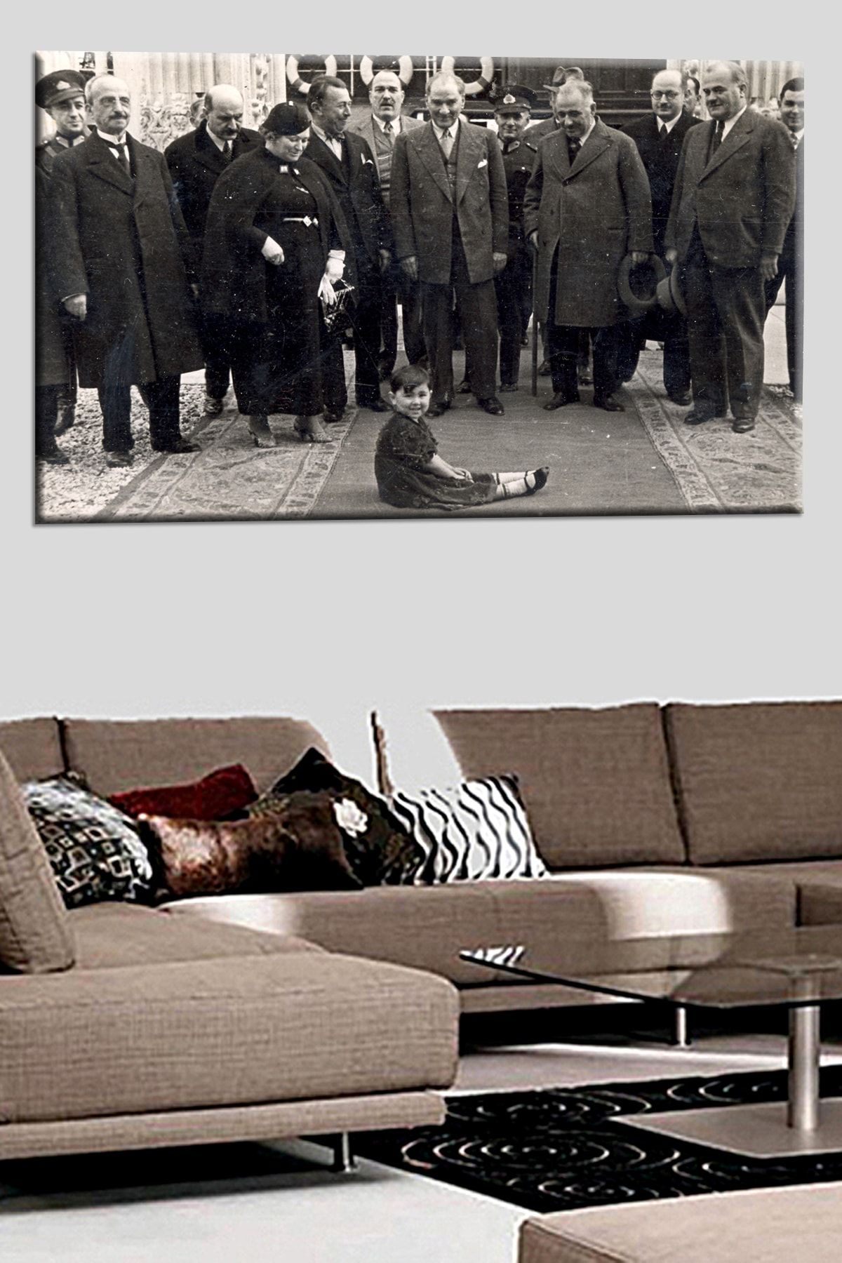 Talya Tablo Atatürk Ve Kızı Ülkü