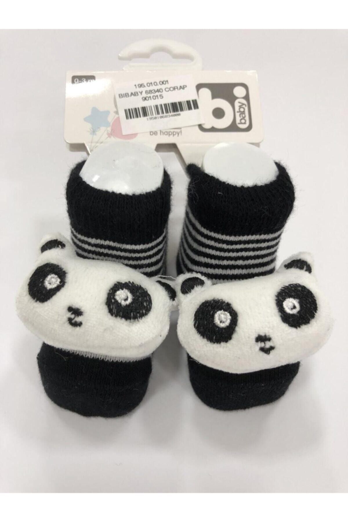 Bibaby 68340 Çorap Siyah Panda