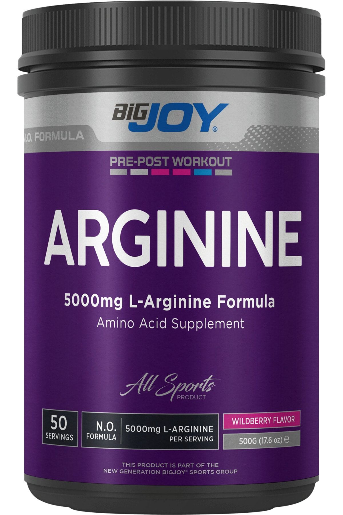 Bigjoy Sports Bigjoy Arginine Powder 500 gr - Orman Meyveli Aromalı