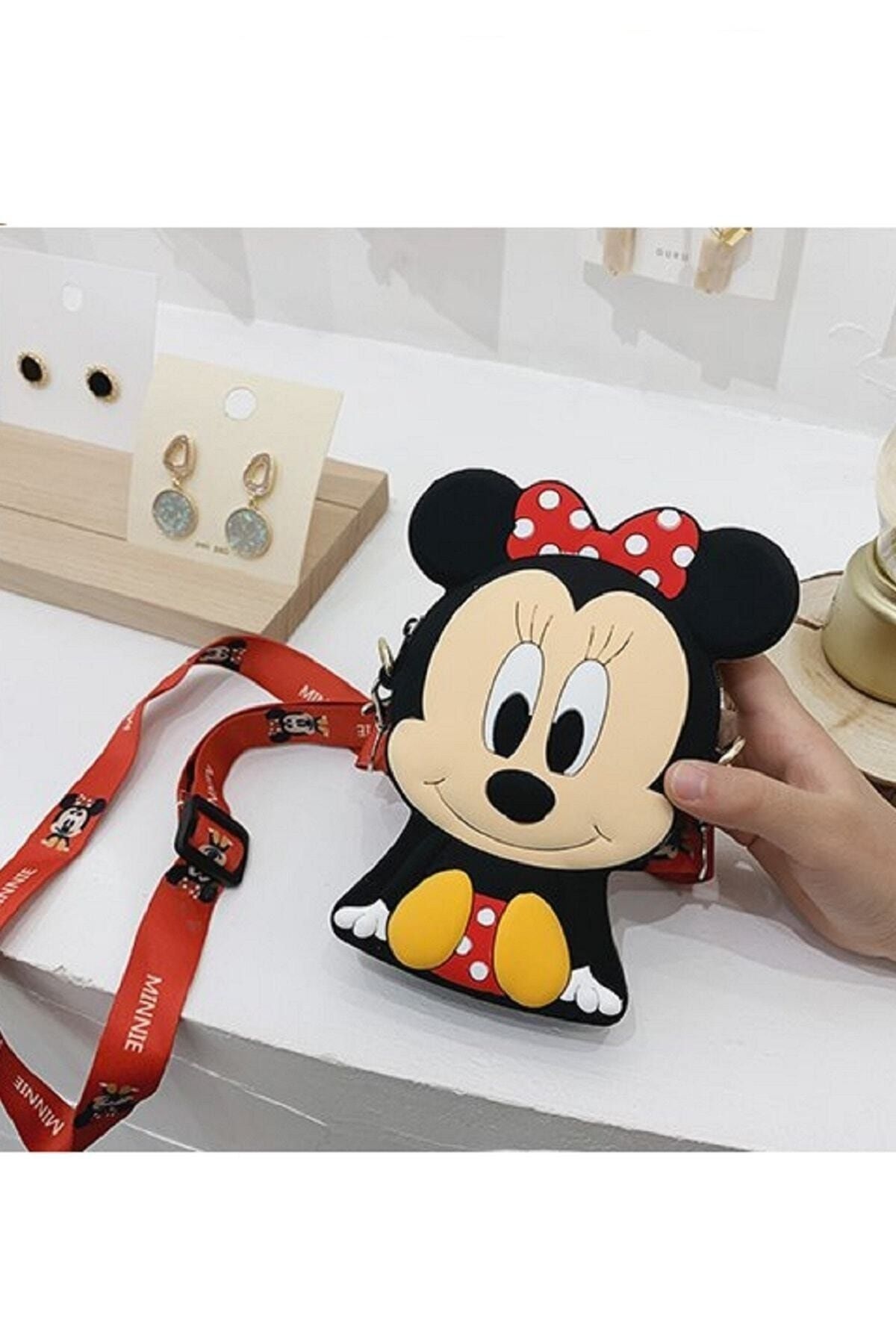 minibuki Minnie Mouse Kız Çocuk Silikon Cüzdan Çanta