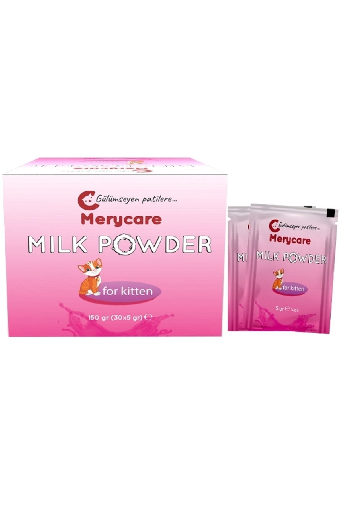 MERYCARE Milk Powder Süt Tozu Yavru Kediler Için 30 X 5gr Bgon