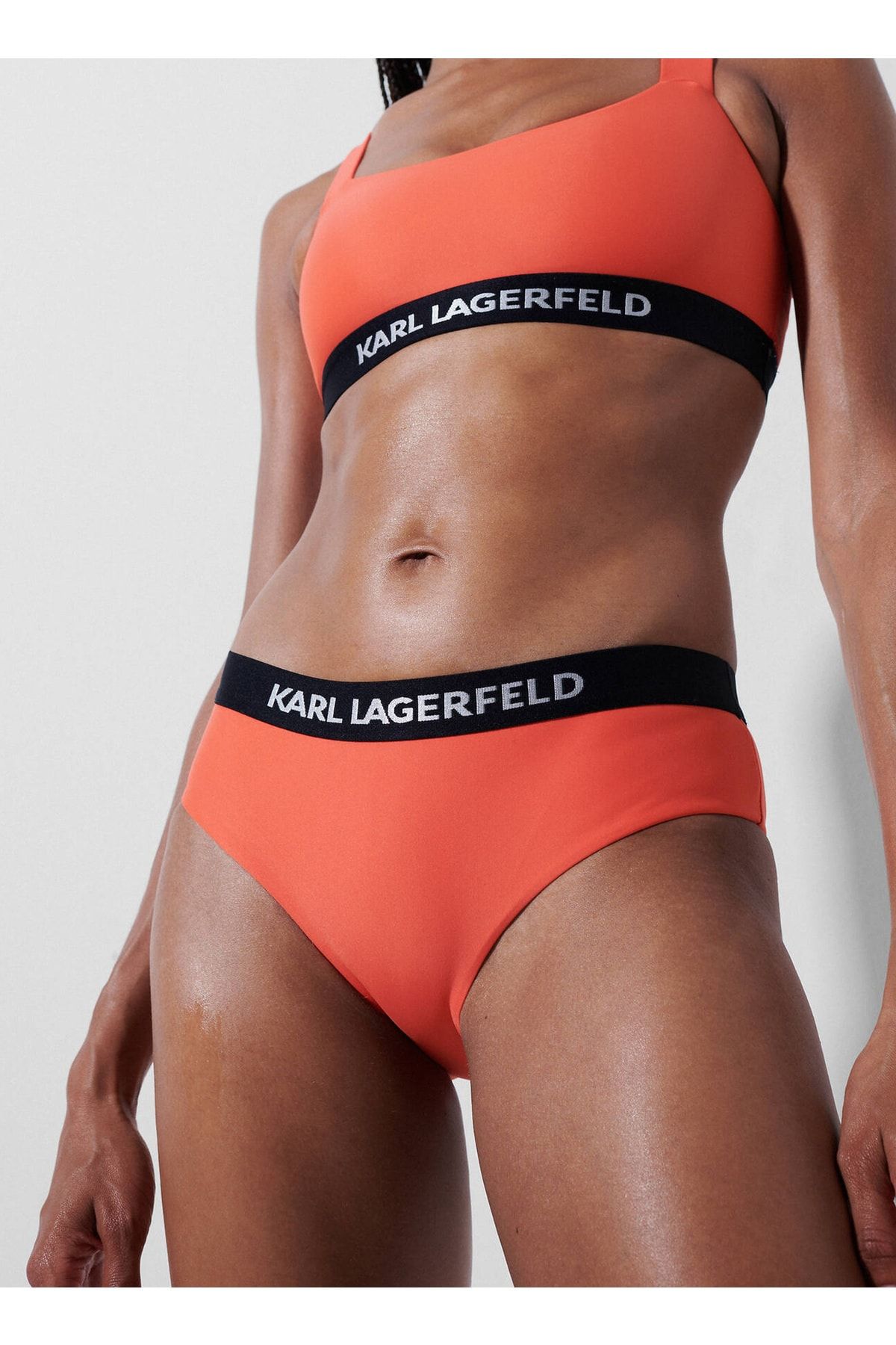 Karl Lagerfeld Turuncu Kadın Bikini Alt 230W2214