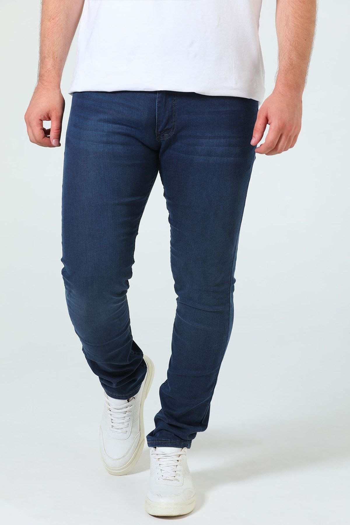 Julude Koyulacivert Erkek Likralı Jeans Pantolon