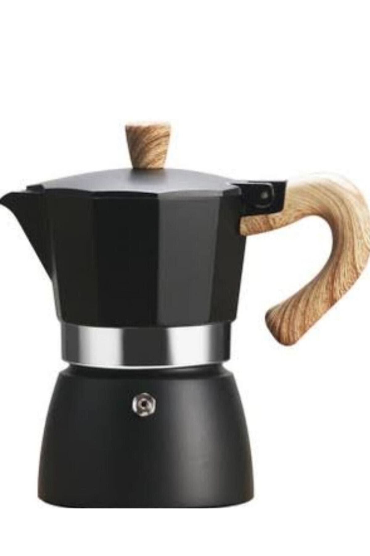 COFFEEHUTT Aloha Hes 3 K Moka Pot 3 Cup Pot Italya Kahve Cezvesi Filtre Kahve Kamp