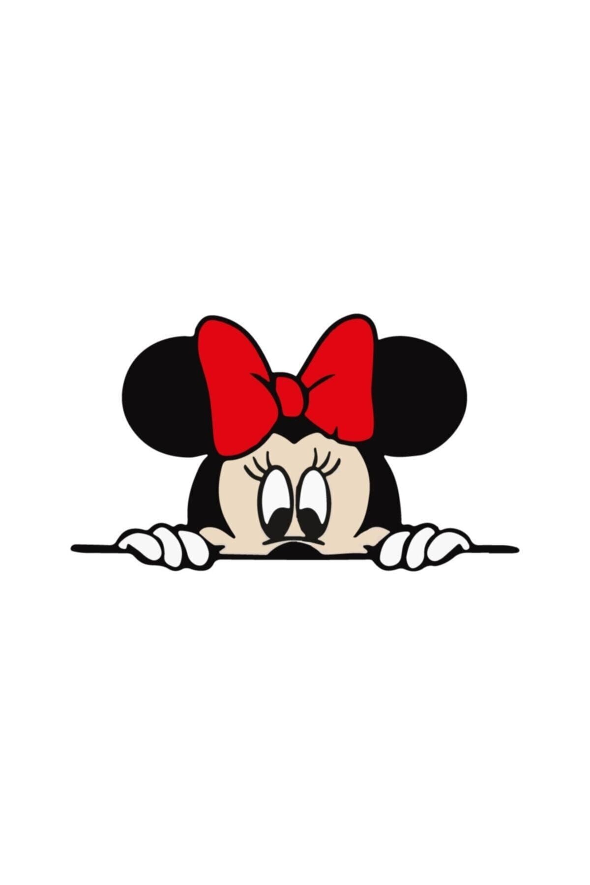 obibaskı Mickey Mouse Araba Stickeri 14x8 Cm