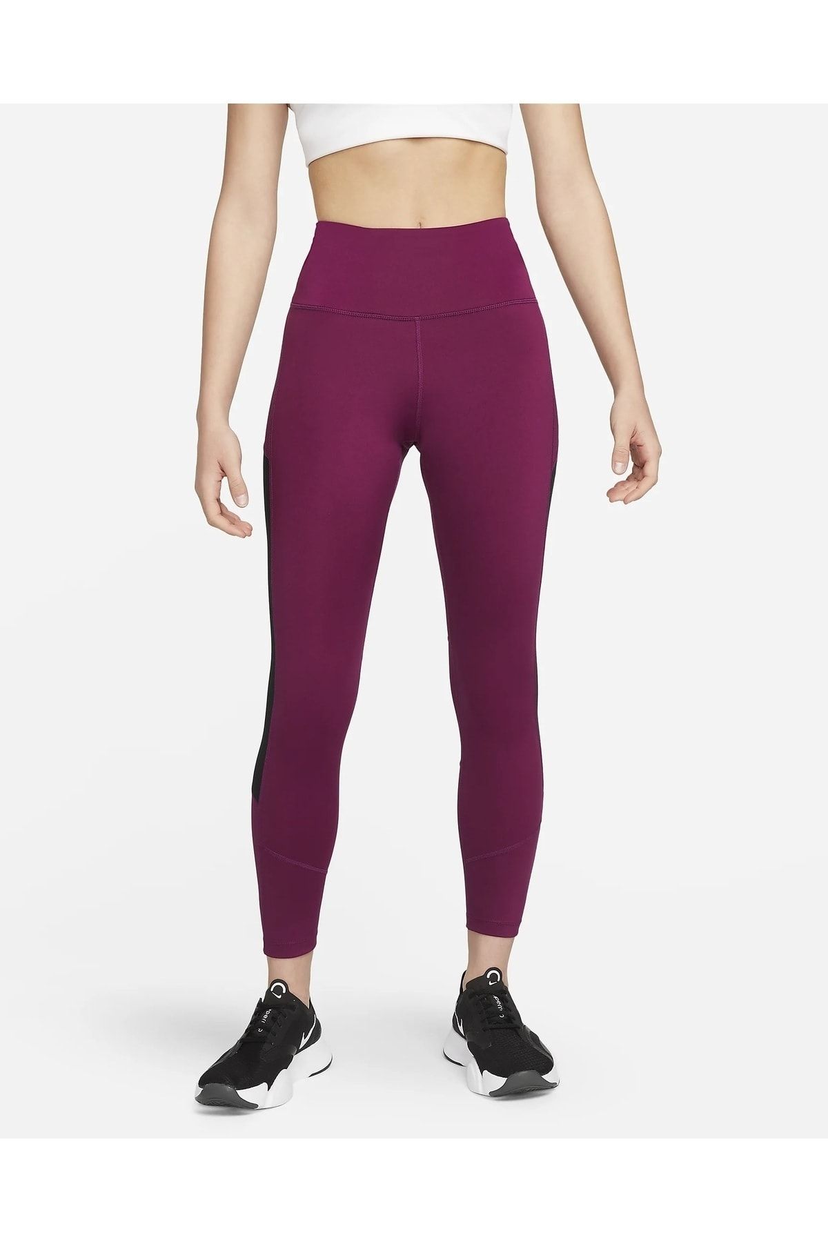 Nike Air Women's 7/8-Length High-Waisted Pocket Running Leggings Kadın Spor Taty