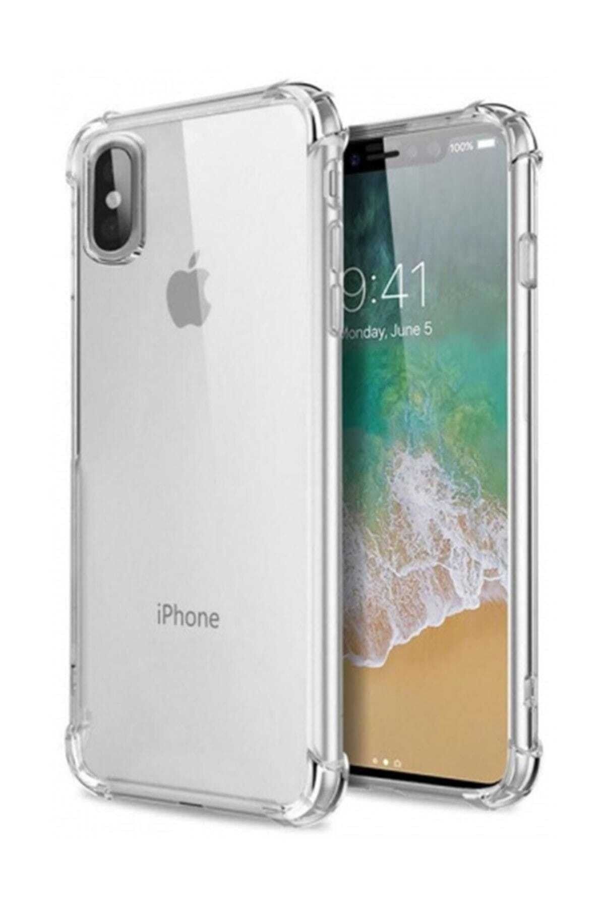 Telefon Aksesuarları Apple Iphone X - Xs Ultra Ince Şeffaf Airbag Silikon Kılıf