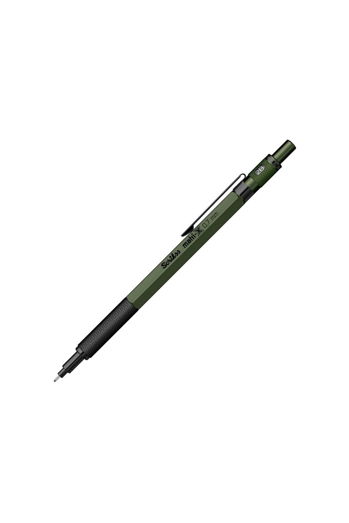 Scrikss Versatil Uçlu Mekanik Kurşun Kalem MATRİ-X 0.7mm Yeşil
