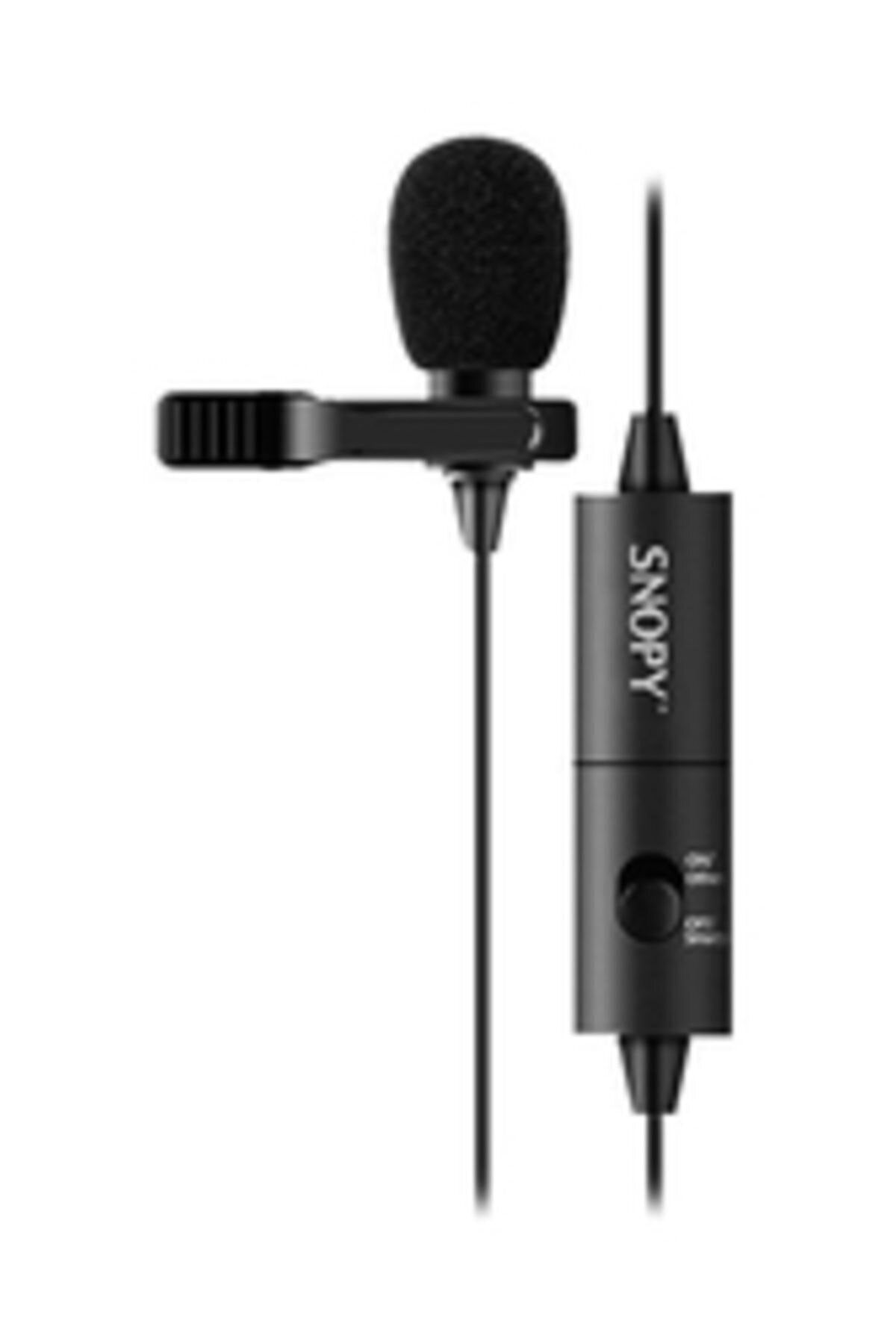 Snopy Sn-100m Siyah Akıllı Telefon Ve Youtuber Yaka Mikrofonu