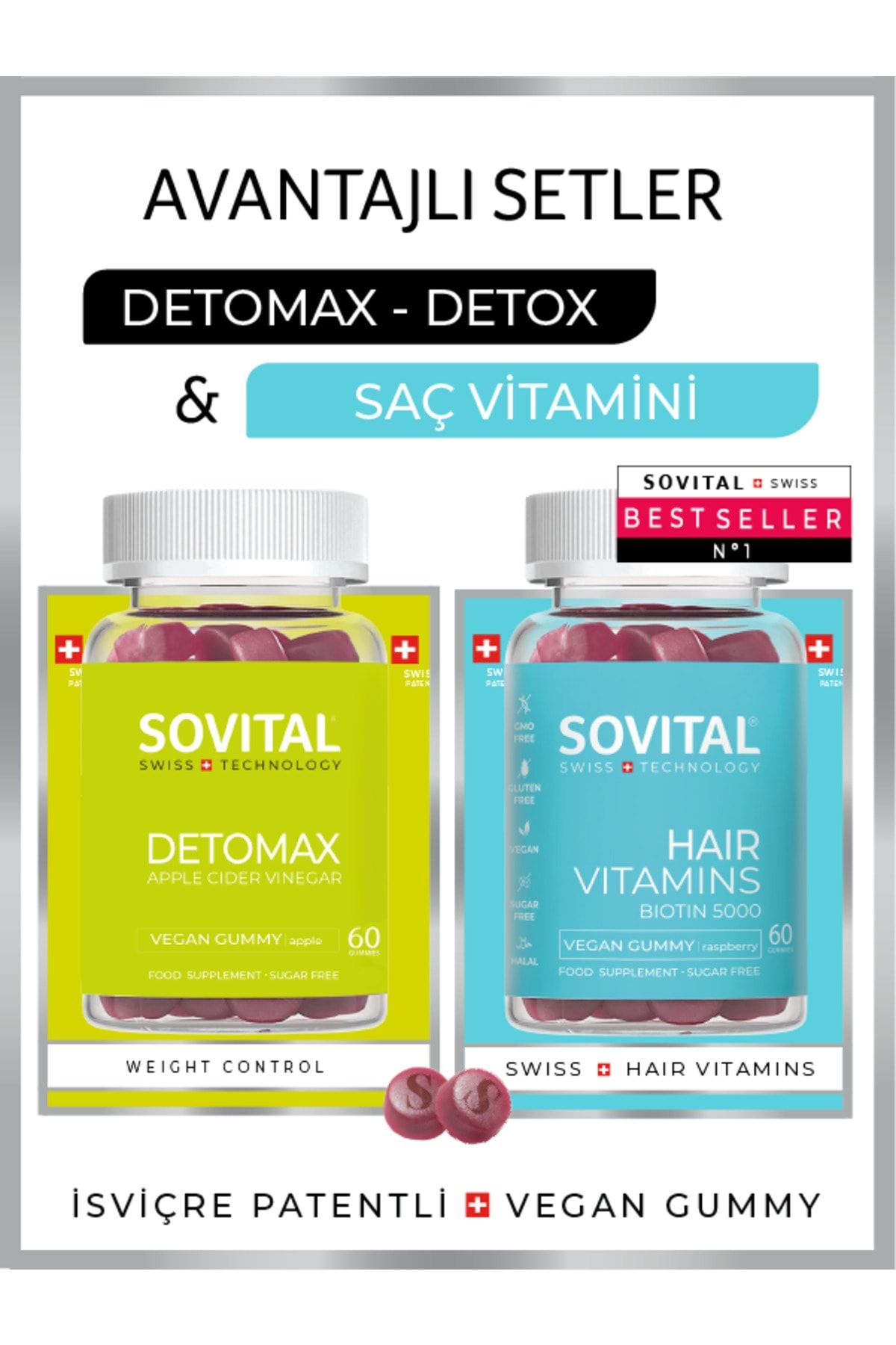 SOVITAL Avantajlı Paket - Hair + Detomax