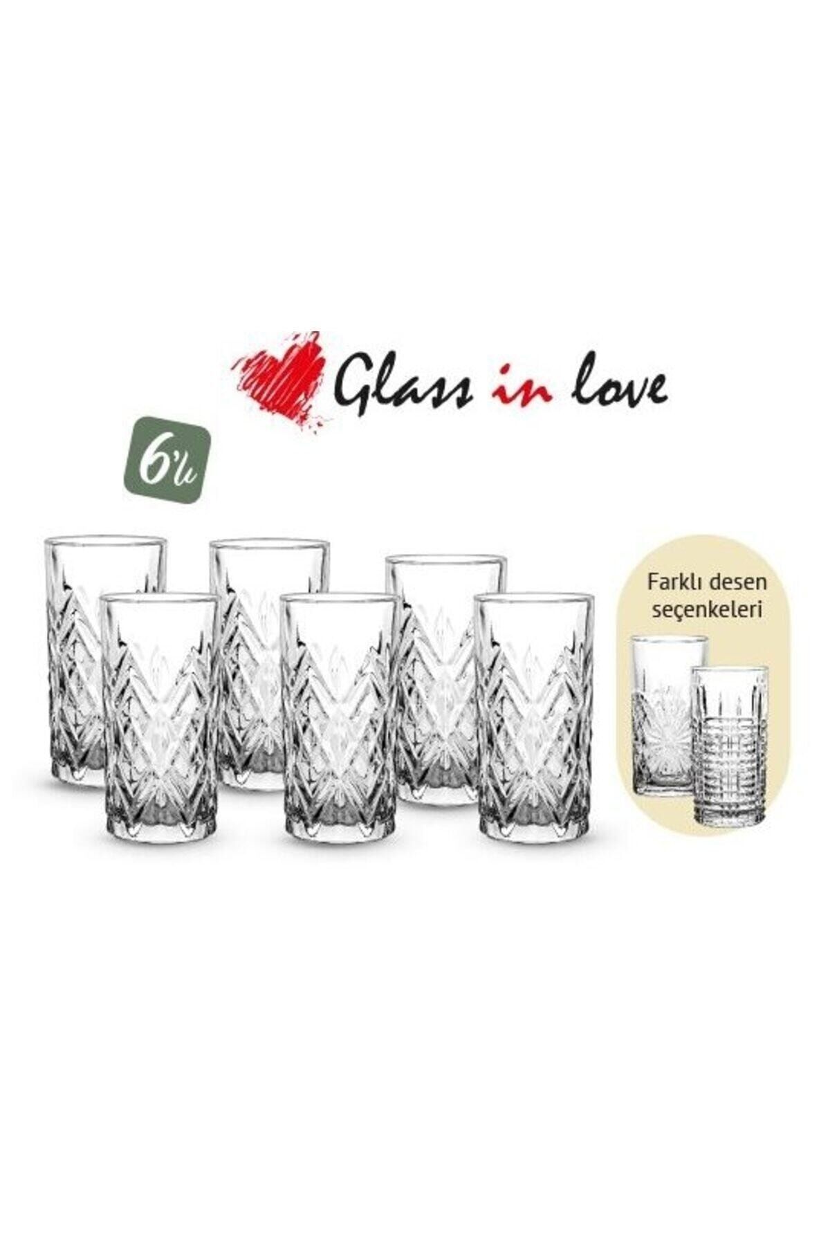 Glass In Love Kristal Su Bardağı 6lı