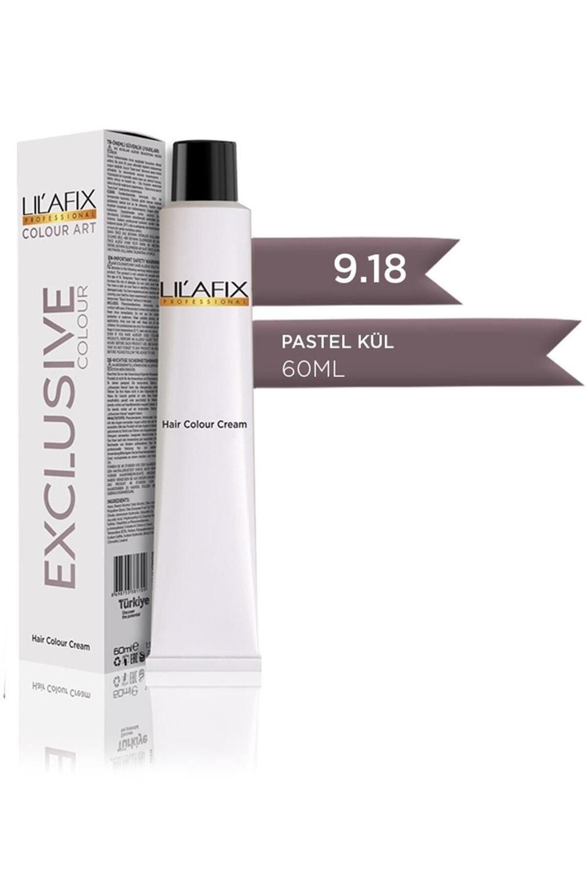 Lilafix Krem Tüp Saç Boyası 9.18 Exclusive Pastel Kül 60 Ml