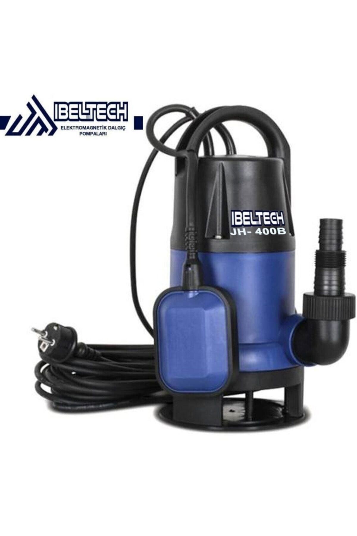 İBELTECH Qsb400 400w 0.55 Hp Plastik Gövdeli Kirli Ve Temiz Su Dalgıç Pompası