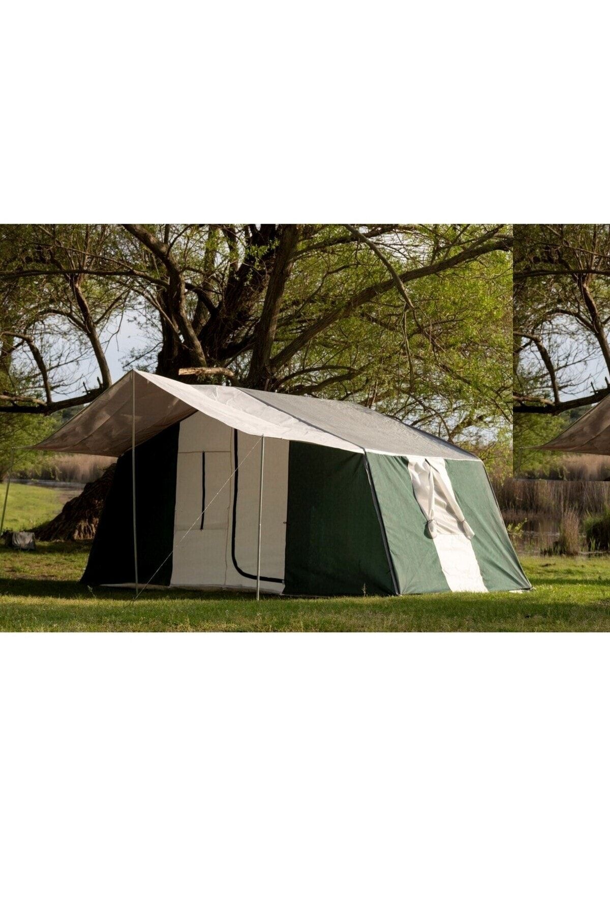 Tunç Çadır Zeycamping 3 Oda Lı 17 M2 Aile Ormancı Depo Şantiye Dağcı Kamp Çadırı 10 Kişilik