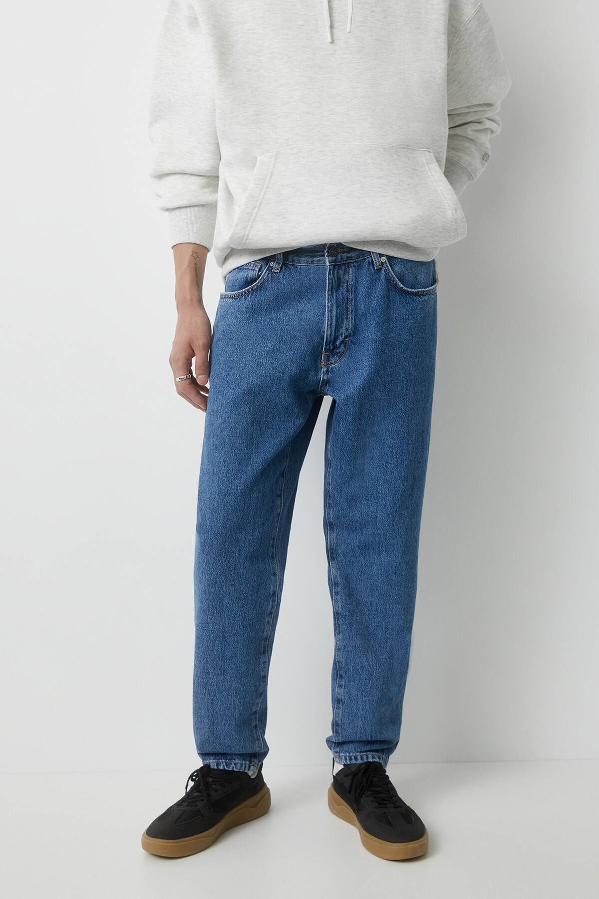 Pull & Bear Renkli basic standard fit jean