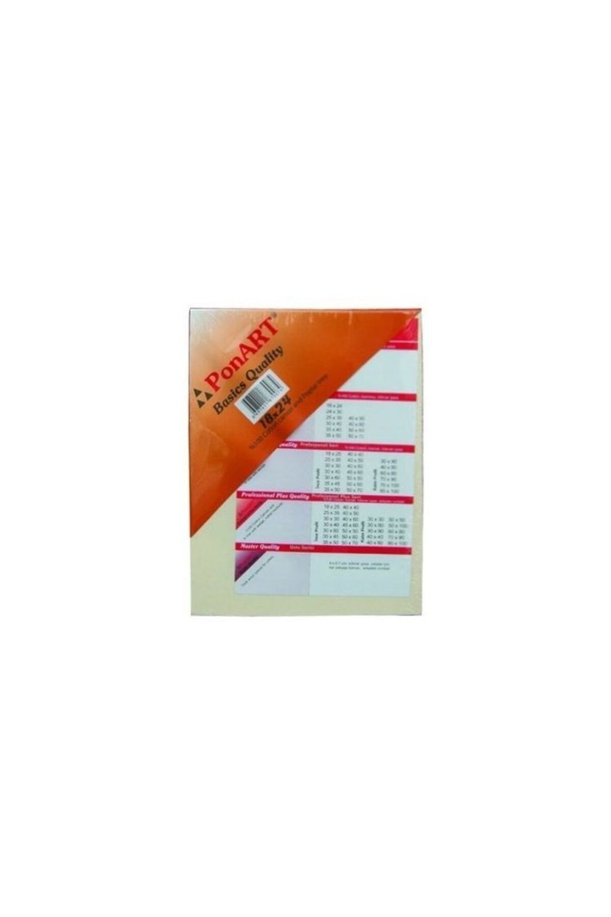 Ponart Tuval 18x24 Cm Basics Seri