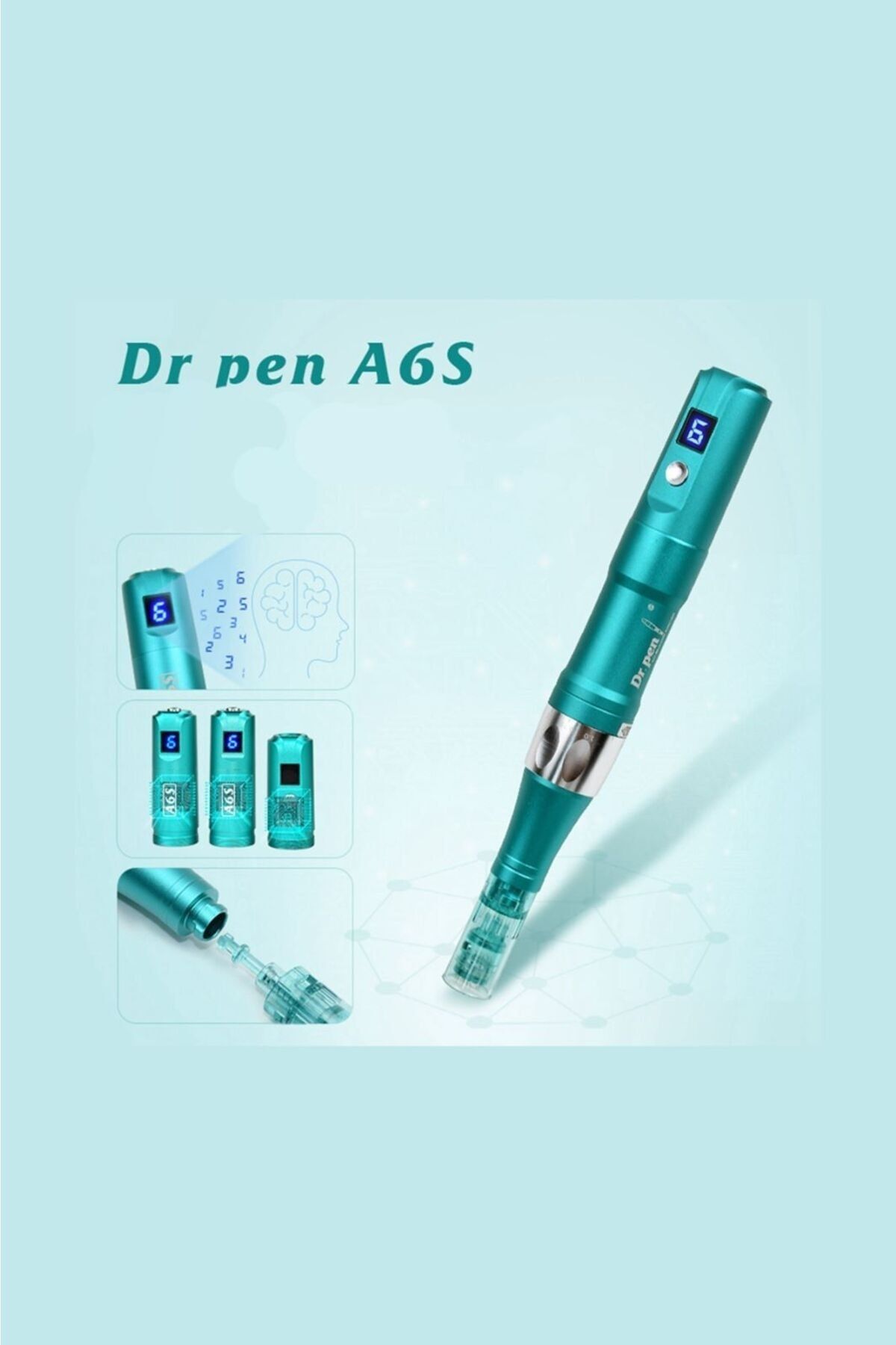 Dr.Pen Dermapen Cihazı Şarjlı A6s Çift Bataryalı - Bb Glow Cilt Bakım Cihazı