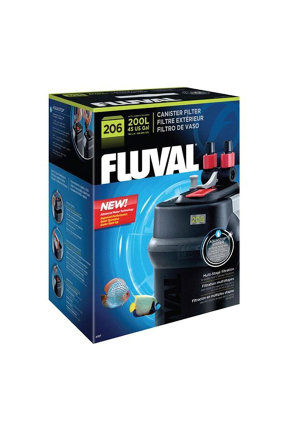 Fluval 206 Dış Filtre 780Lt/H