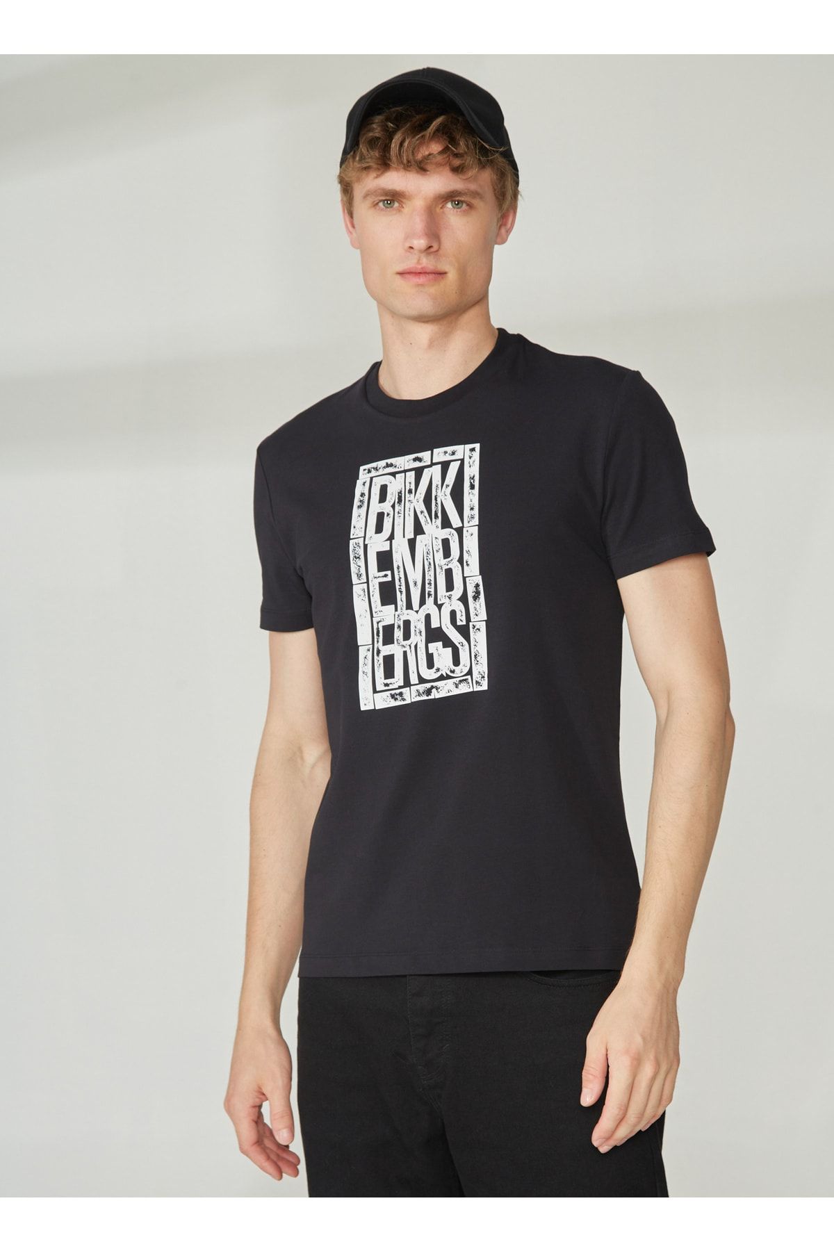 Bikkembergs Siyah Erkek T-Shirt C 4 101 2V