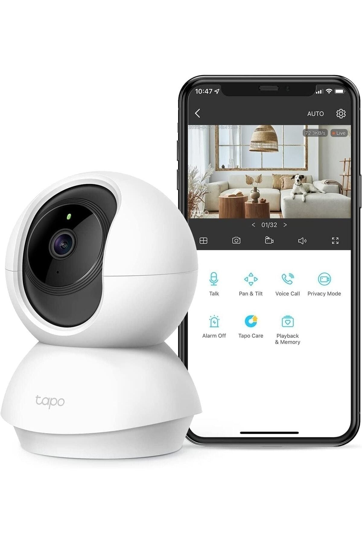 Tp-Link Tapo C210 2K UHD 360 Derece Açılı Smart IP Kamera