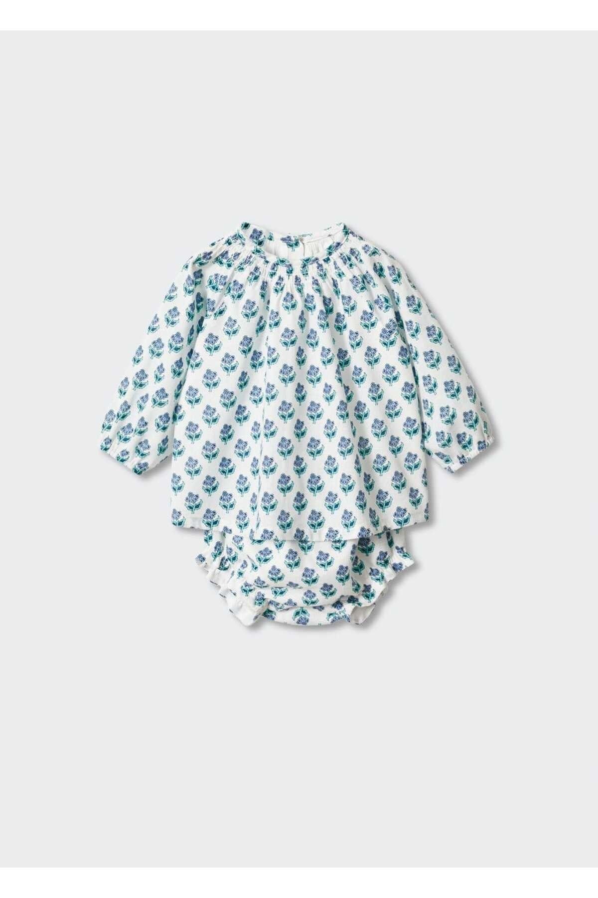 MANGO Baby Pamuklu külotlu elbise