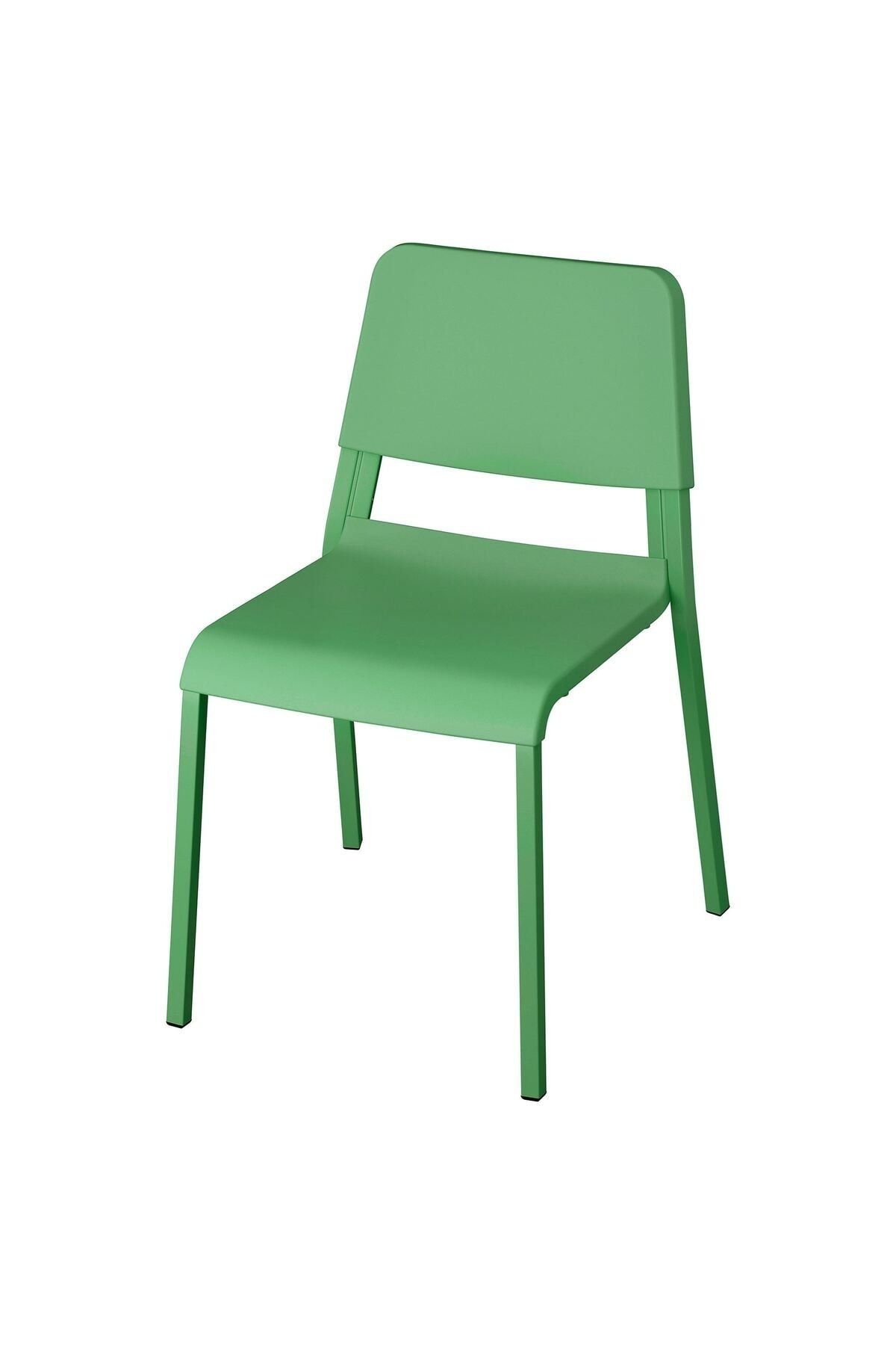 IKEA Plastik Sandalye, Yeşil Renk MeridyenDukkan Salon-Mutfak-Balkon Sandalyesi