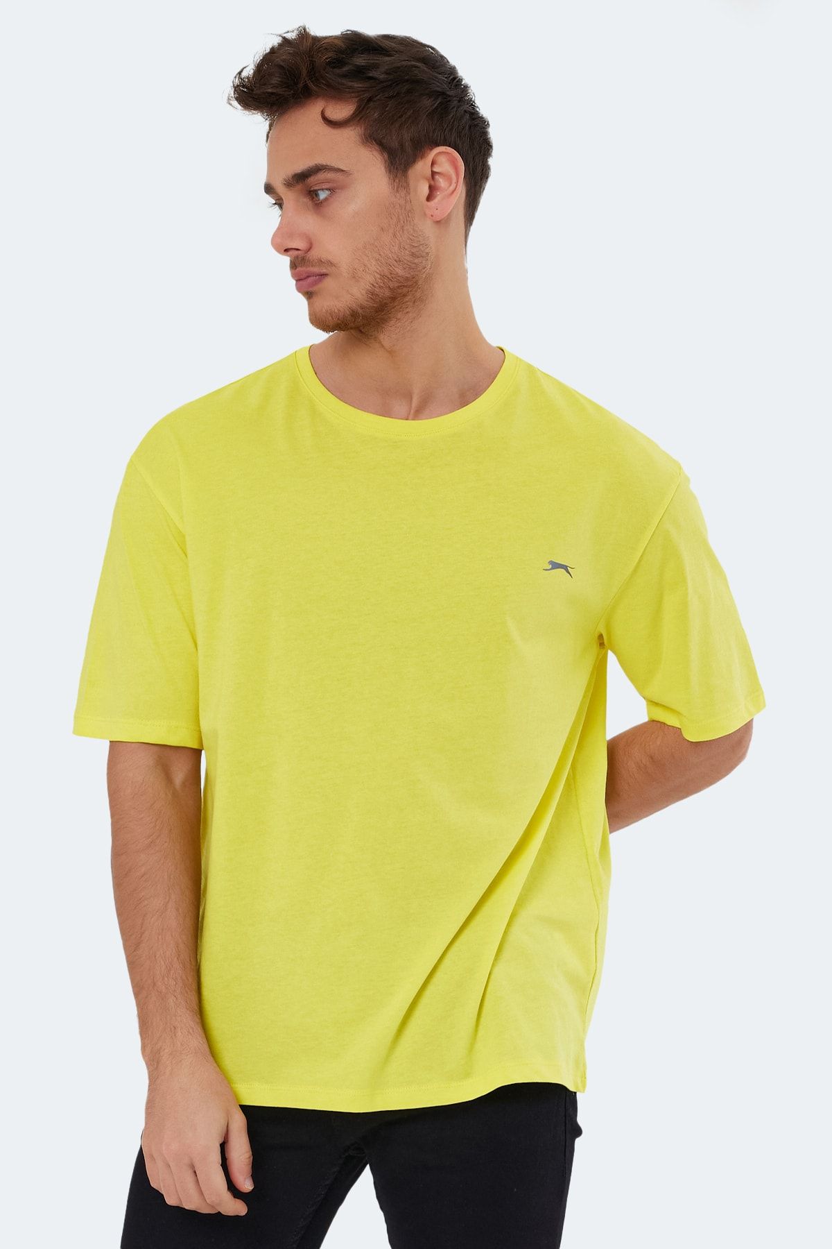 Slazenger KAISER Erkek Kısa Kol T-Shirt Sarı