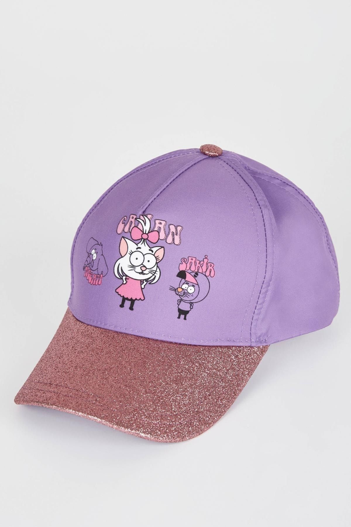 Defacto Kız Çocuk Kral Şakir Baskılı Cap Şapka