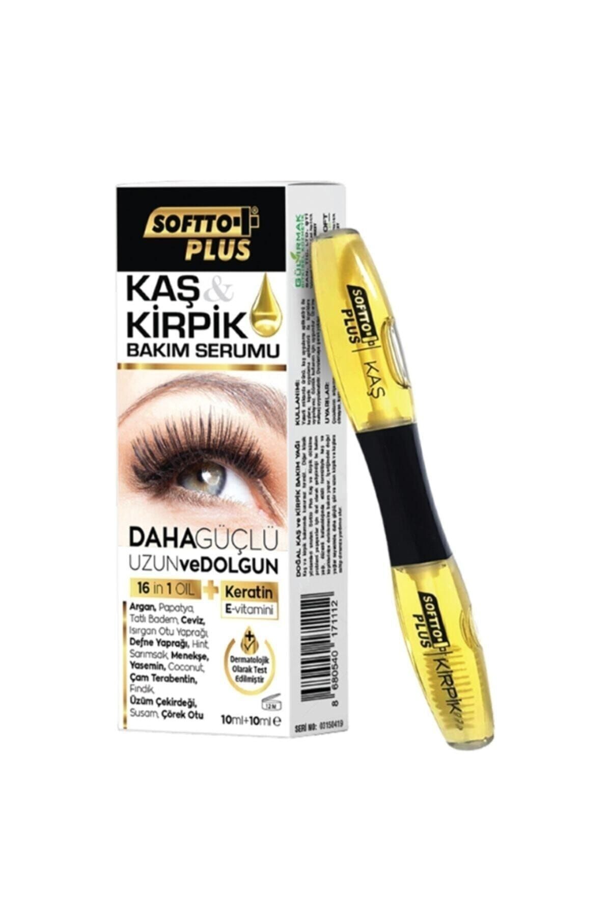 Softto Plus Eyebrow Lash Serum for Thick and Long Lashes .10 ml