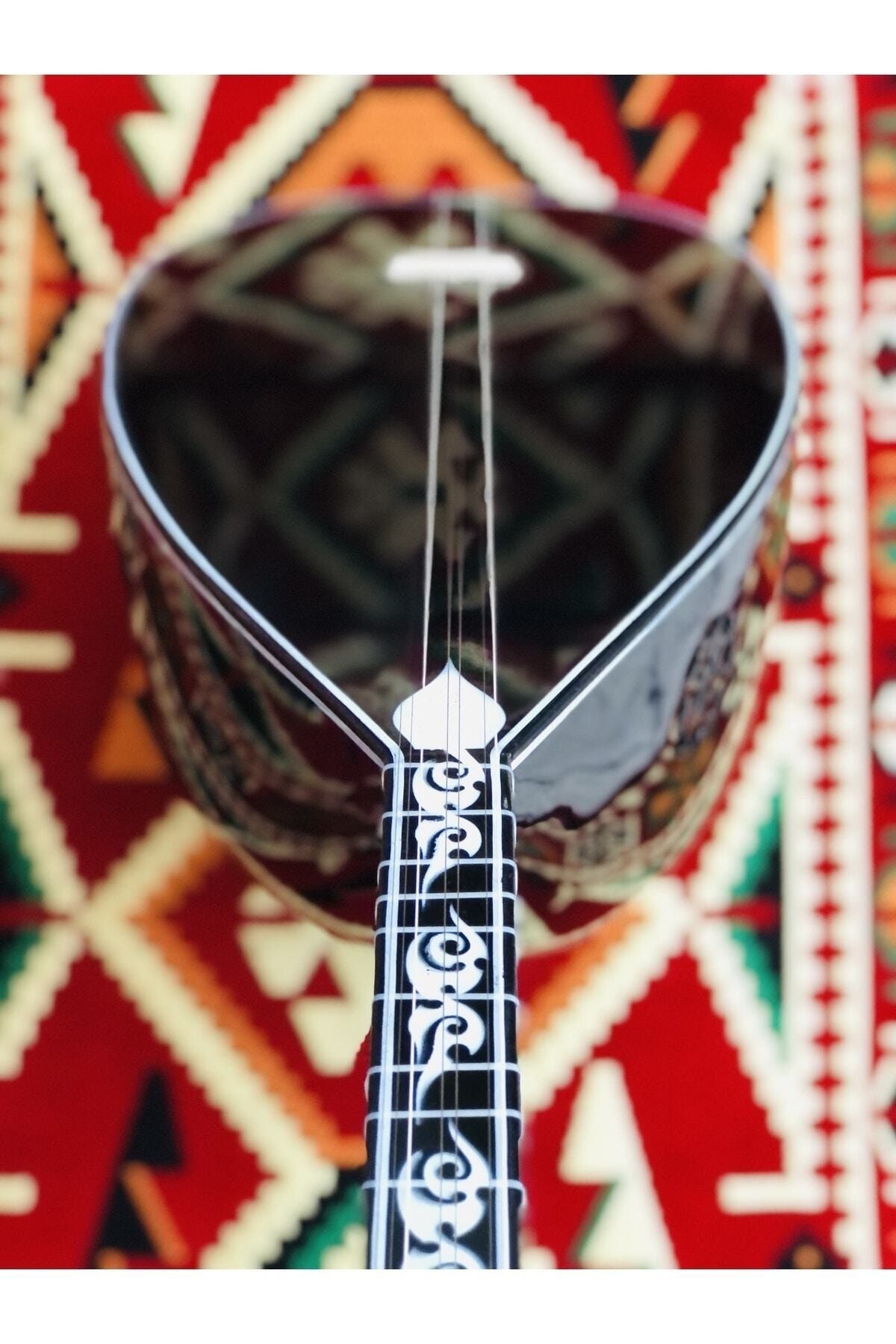 Zuhal Emir Bağlama ( Siyah Inci - Özel Seri -uzun Sap) Emir Müzik Aletleri Imalatçı