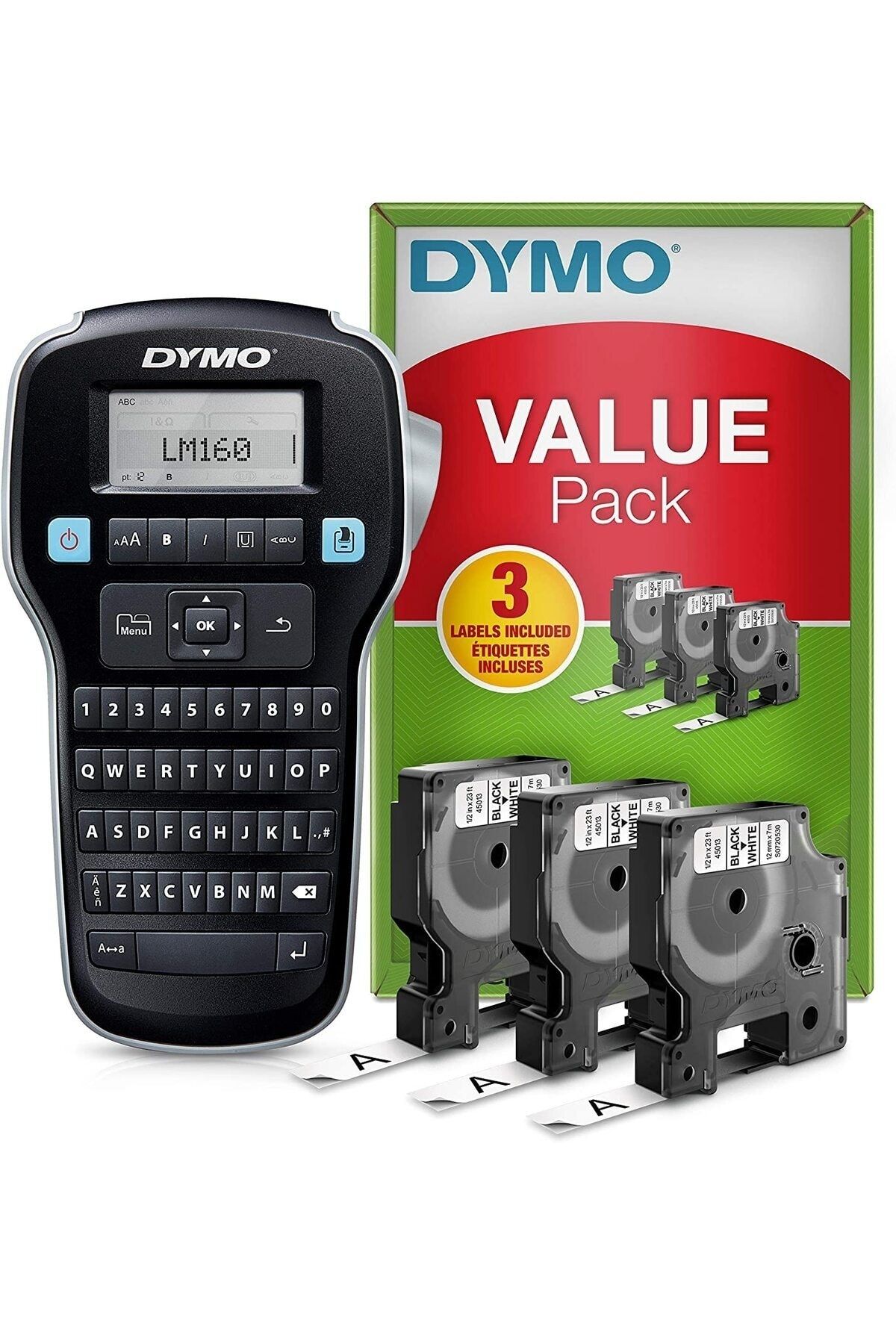 Dymo Etiket Makinesi Lm 160p Promosyon Set 2142267 ( +3 Adet D1 Şerit)