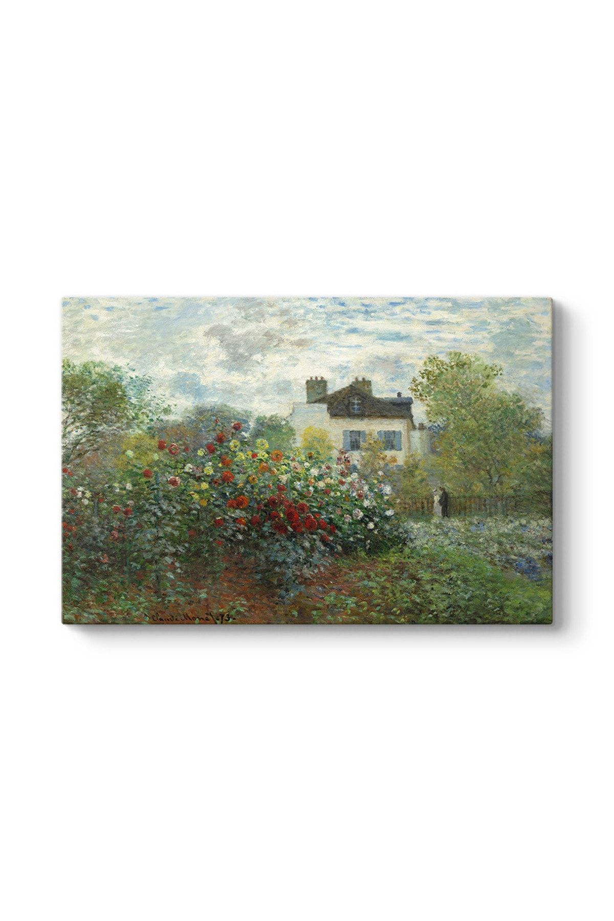 TabloShop Claude Monet - Bahçeden Bir Köşe Tablosu