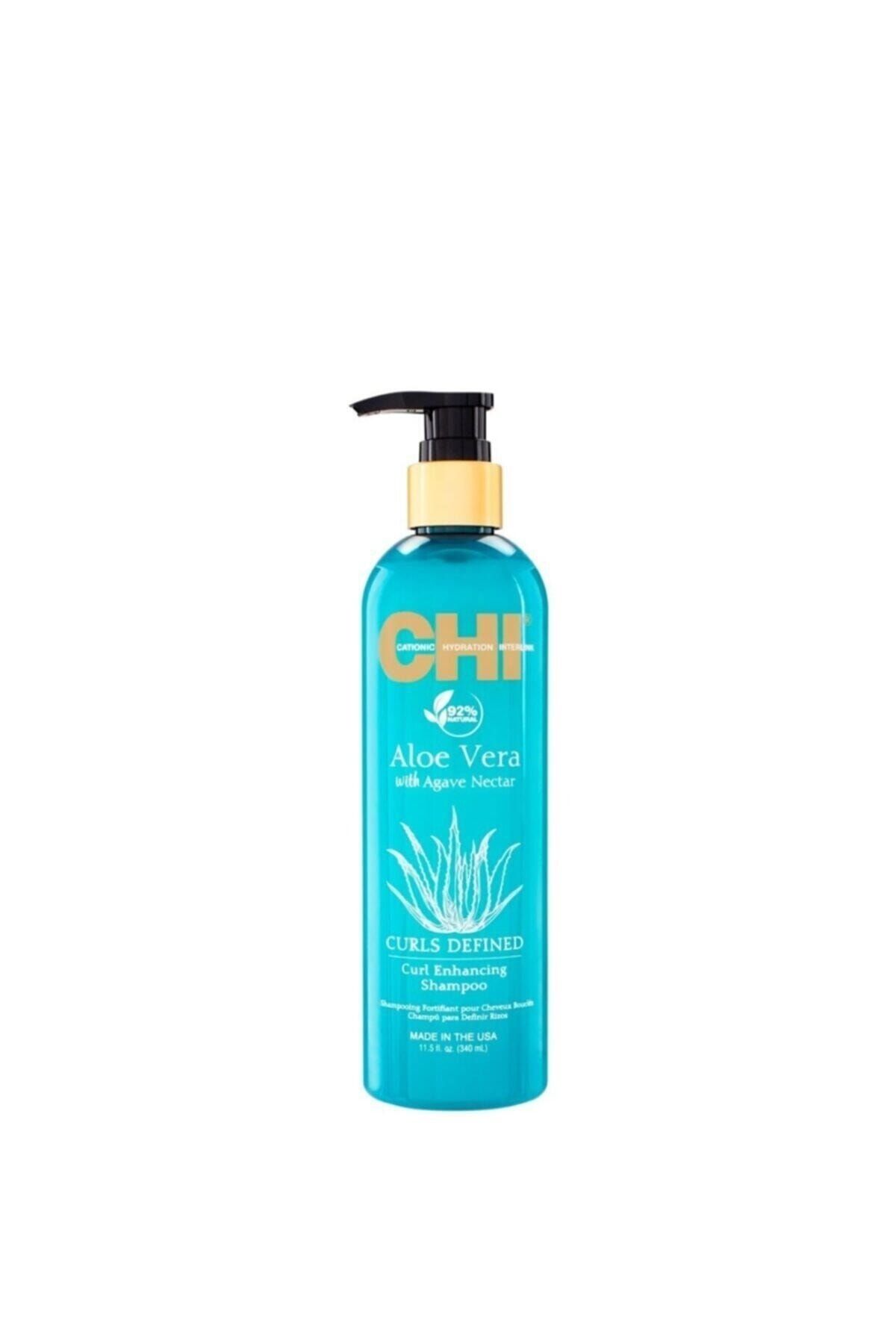 Chi Chı Aloe Vera Curl Enhancıng Shampoo 340ml Turq1