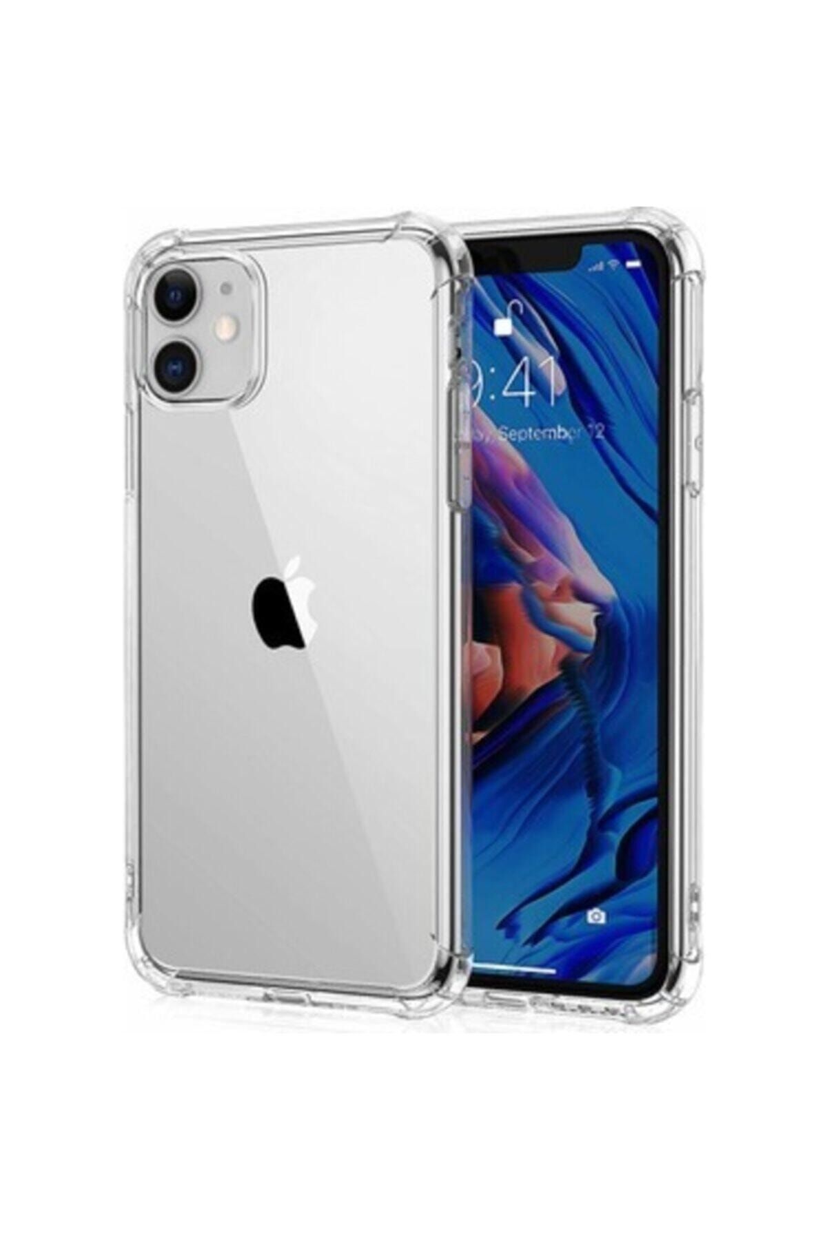 ULS Iphone 11 Uyumlu  Yüksek Korumalı Şefaf Silikon Kılıf