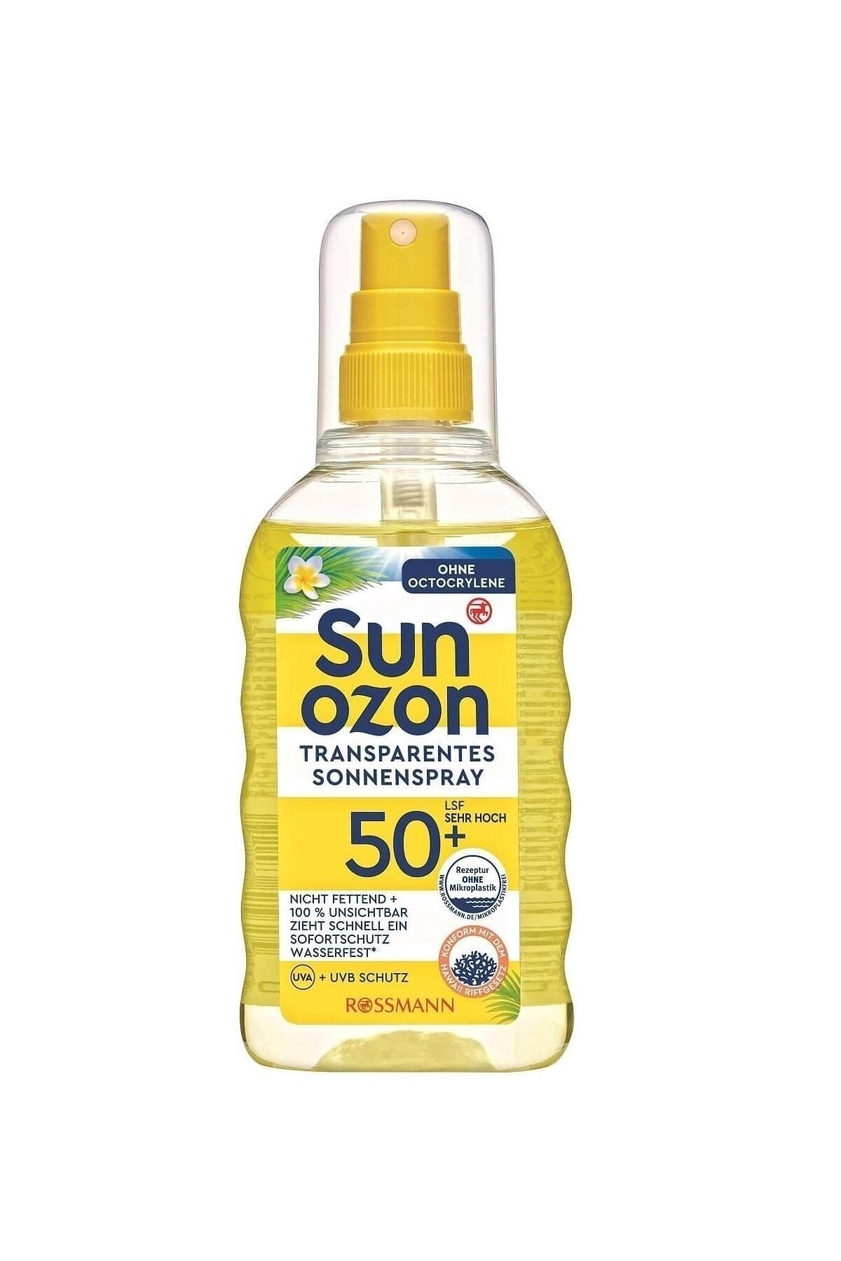 SunOzon Güneş Spreyi Spf 50 Transparan 200 ml