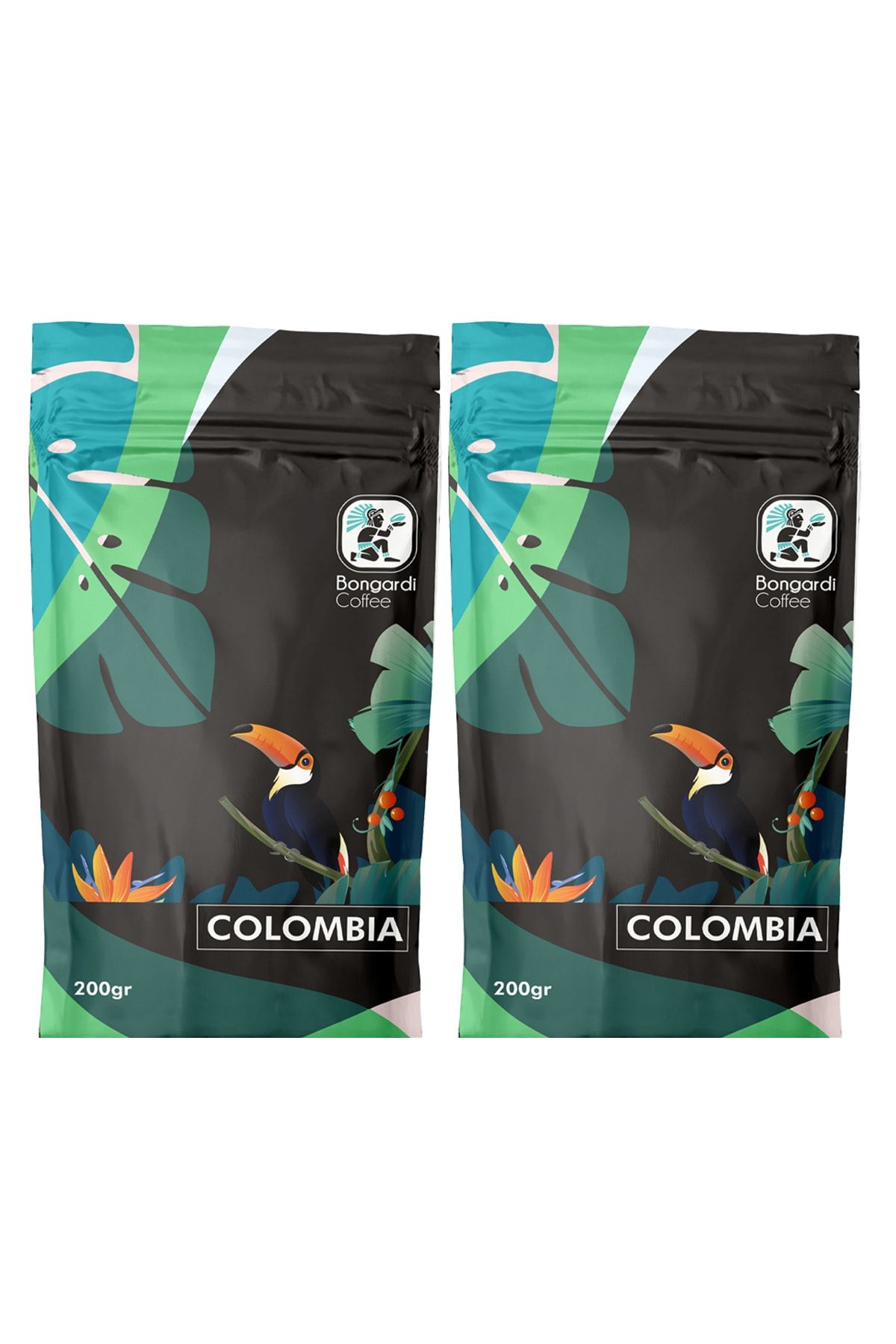 Bongardi Coffee 2x200 gram Colombia Yöresel Filtre Kahve Makinesi Uyumlu Kolombiya
