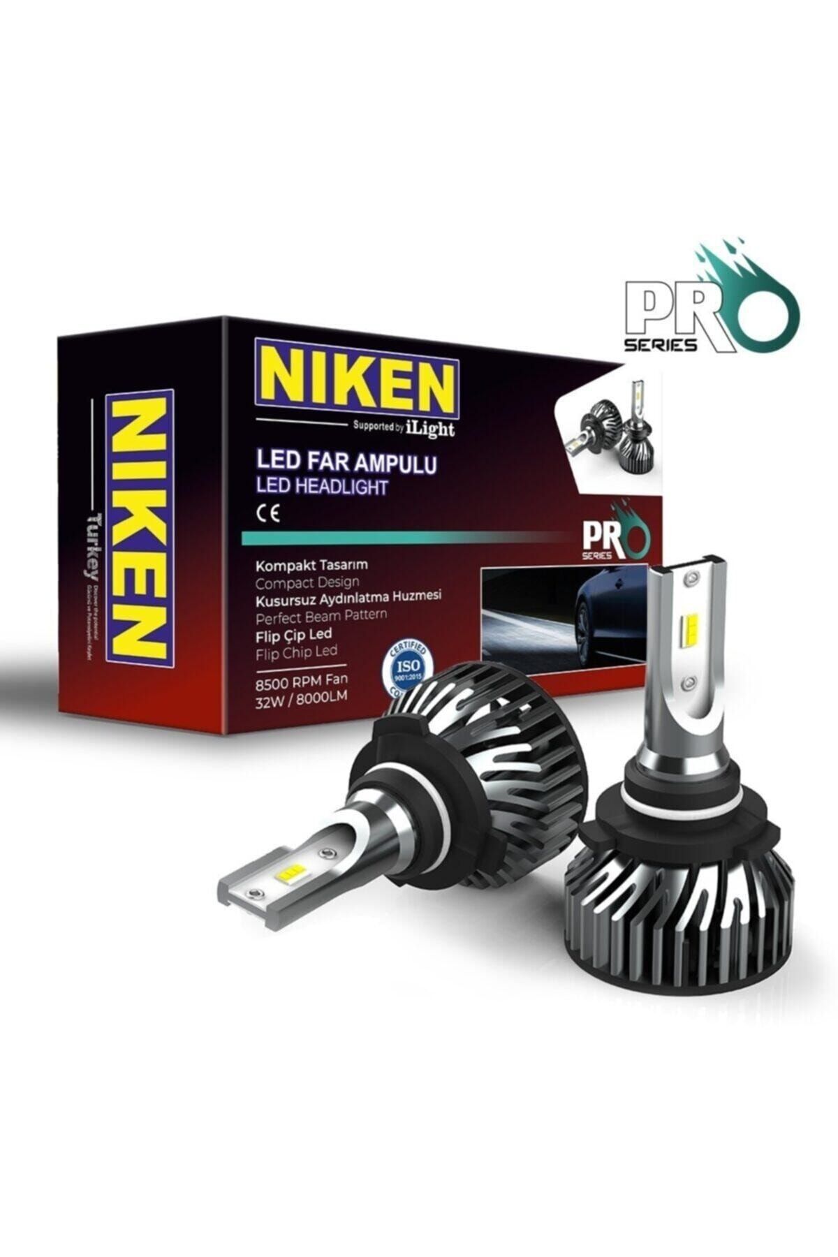 Niken 9006 Led Xenon Far Aydınlatma Seti Şimşek Etkili Pro 8000lm