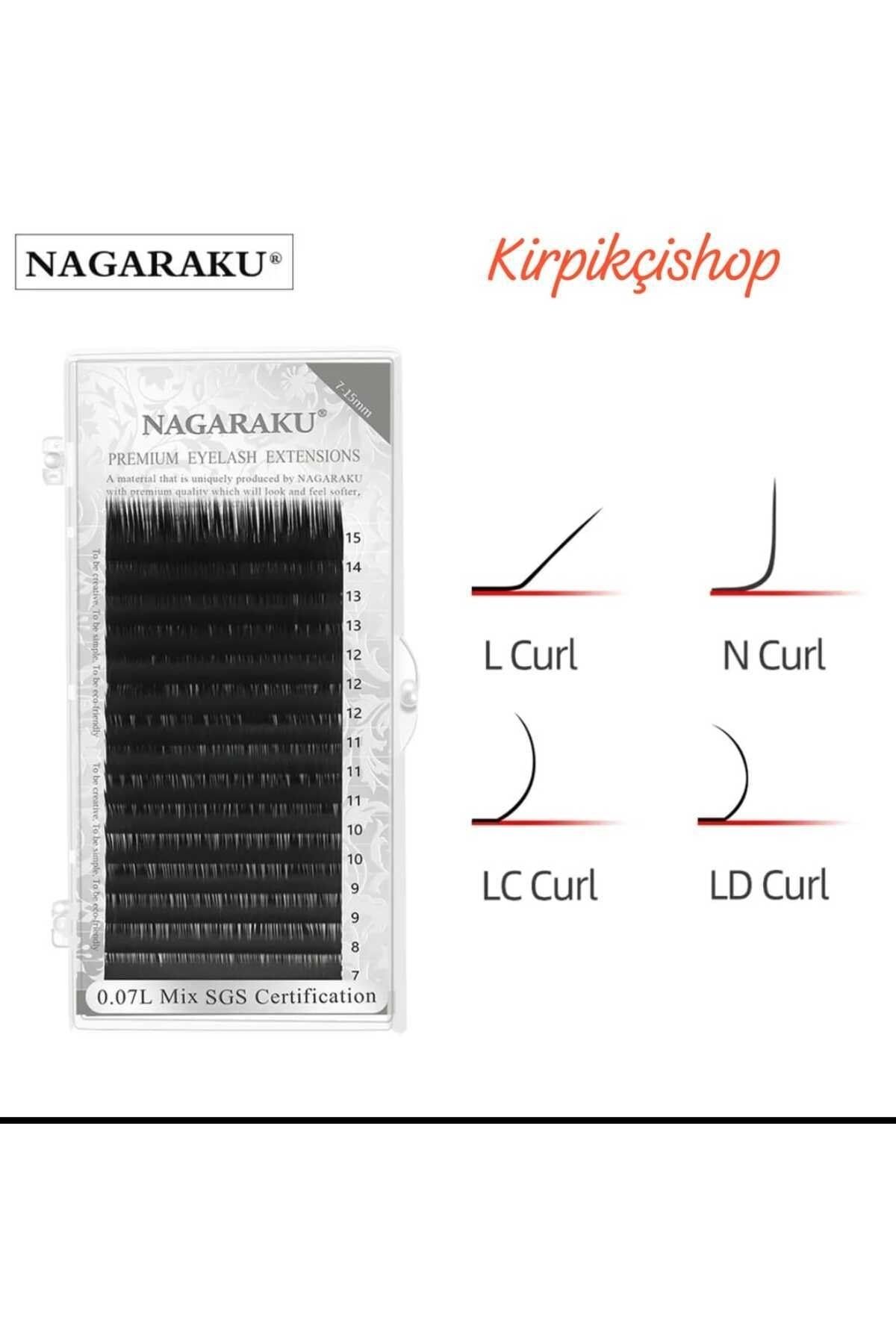 KİRPİKÇİSHOP NAGARAKU 0.07 L Mix Ipek Kirpik