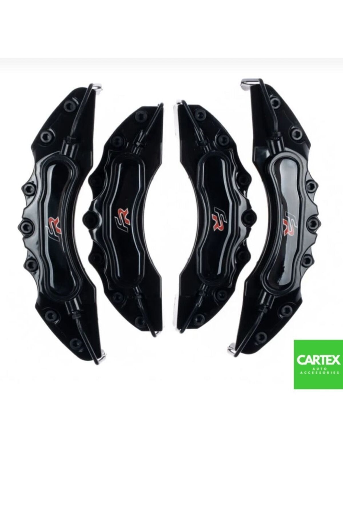Cartex SEAT FR Logolu  uyumlu Siyah Kaliper Kapağı 4 Parça
